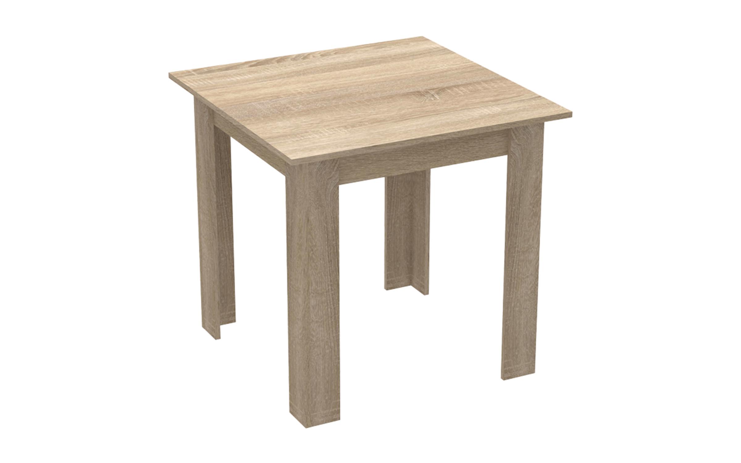 Set masa + scaune Ezra, sonoma + negru  2