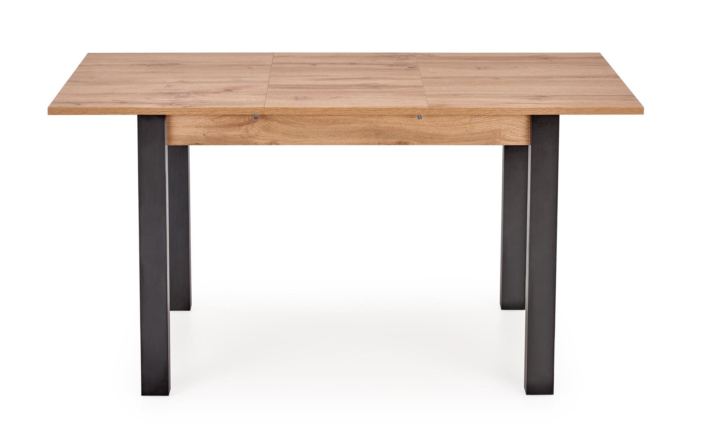 Masa dining Scarlet, stejar votan + negru  6