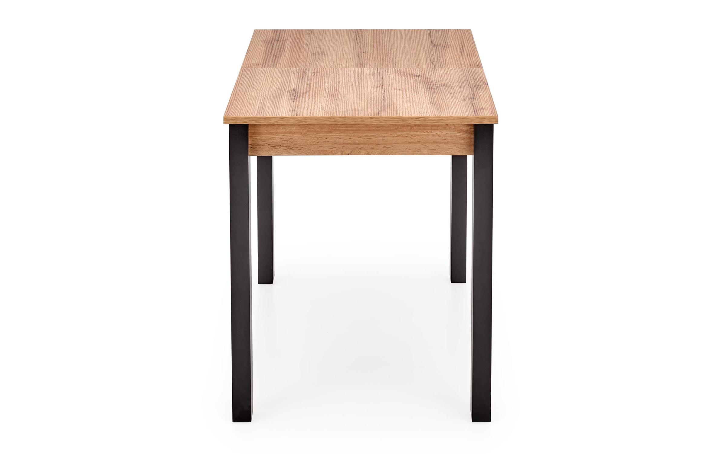 Masa dining Scarlet, stejar votan + negru  7