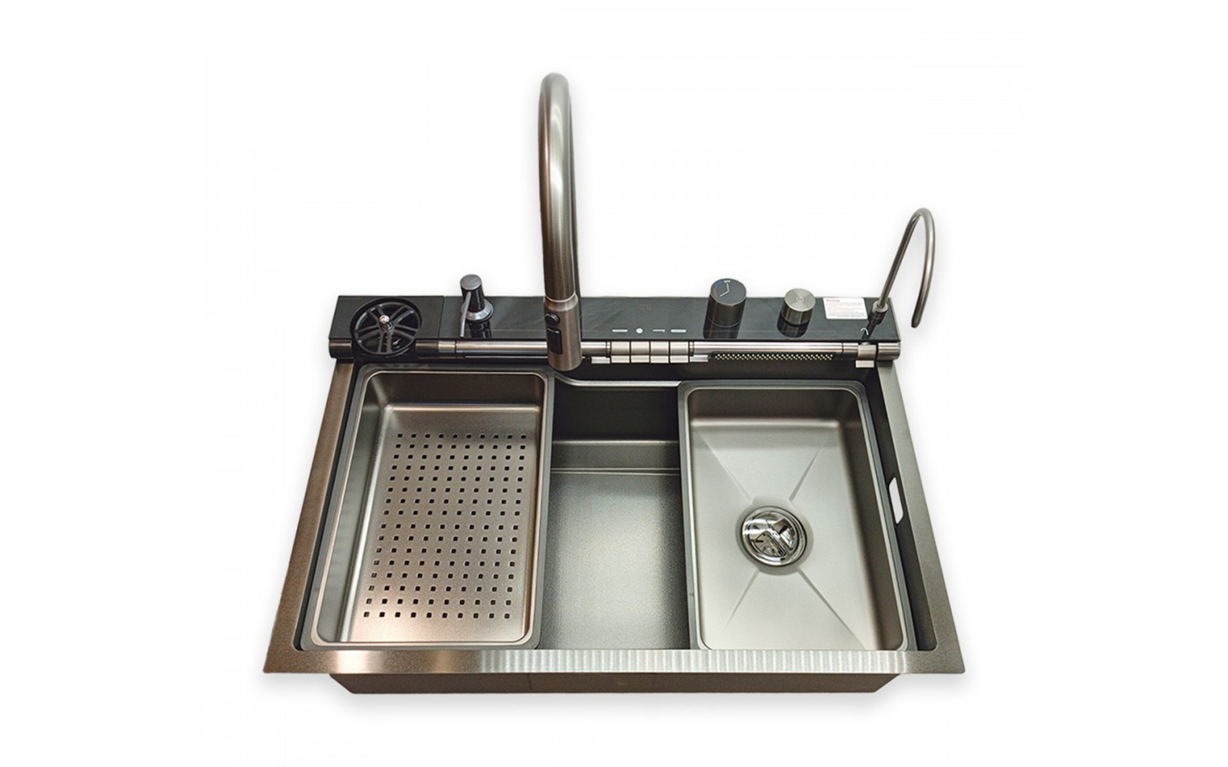 Chiuveta multifunctionala IVENTO LUX/ 20L.041.82, nano negru  2