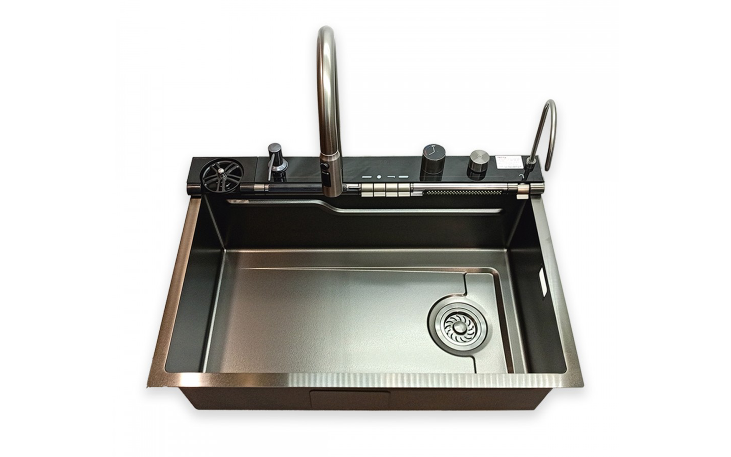 Chiuveta multifunctionala IVENTO LUX/ 20L.041.82, nano negru  3