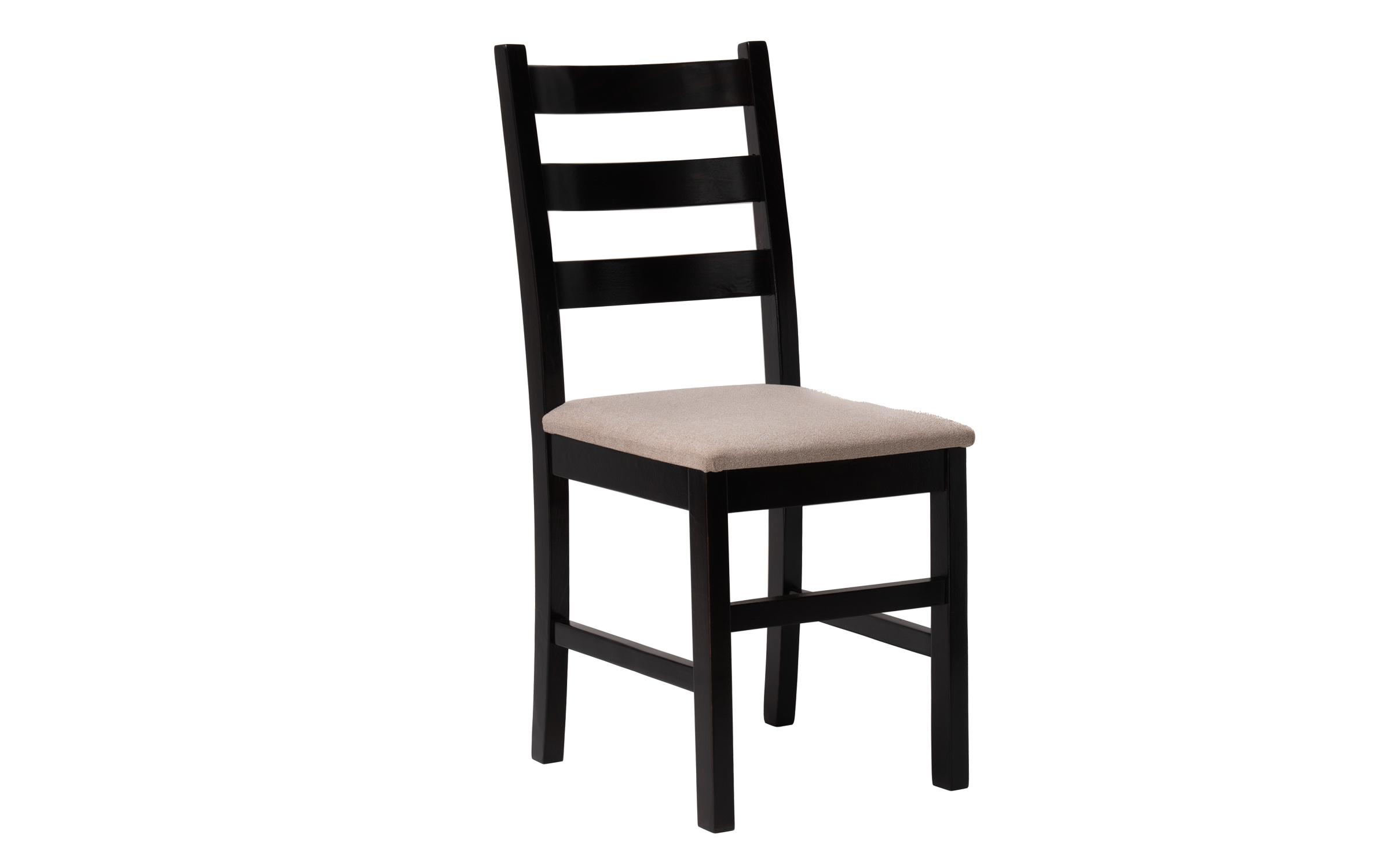 Scaun de masa Carsel, wenge cu sezut bej  4