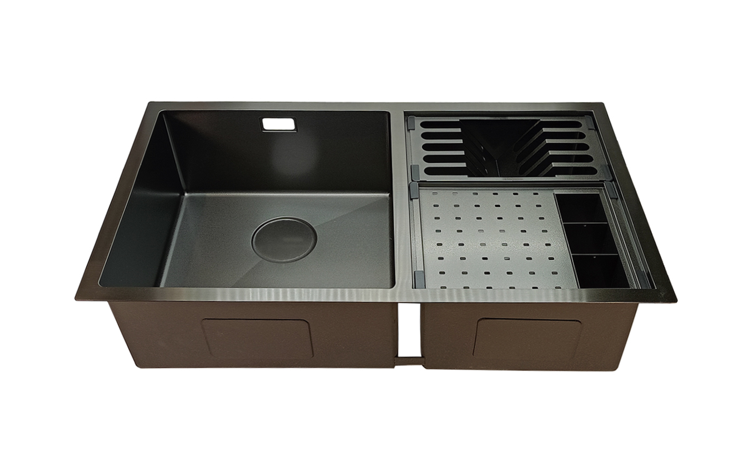 Chiuveta multifunctionala IVENTO K/ 20L.041.32, negru  2