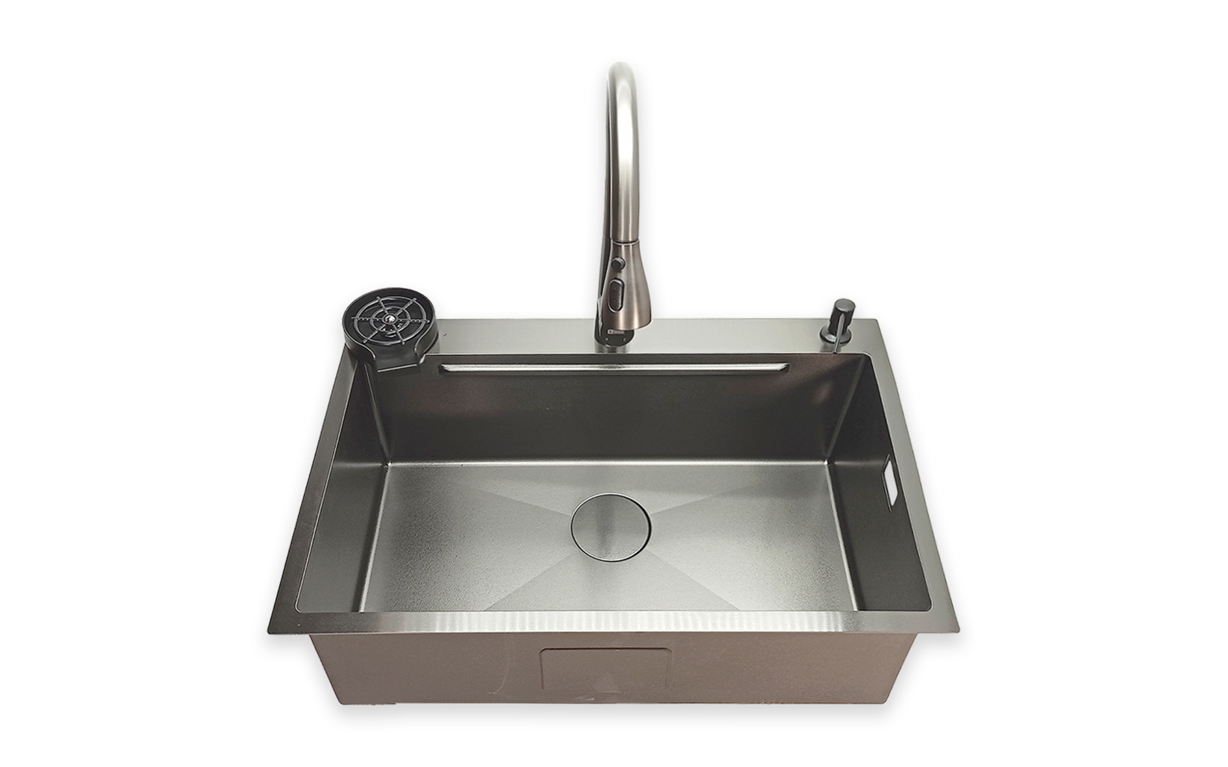 Chiuveta multifunctionala IVENTO K/ 20L.041.42, nano negru  3