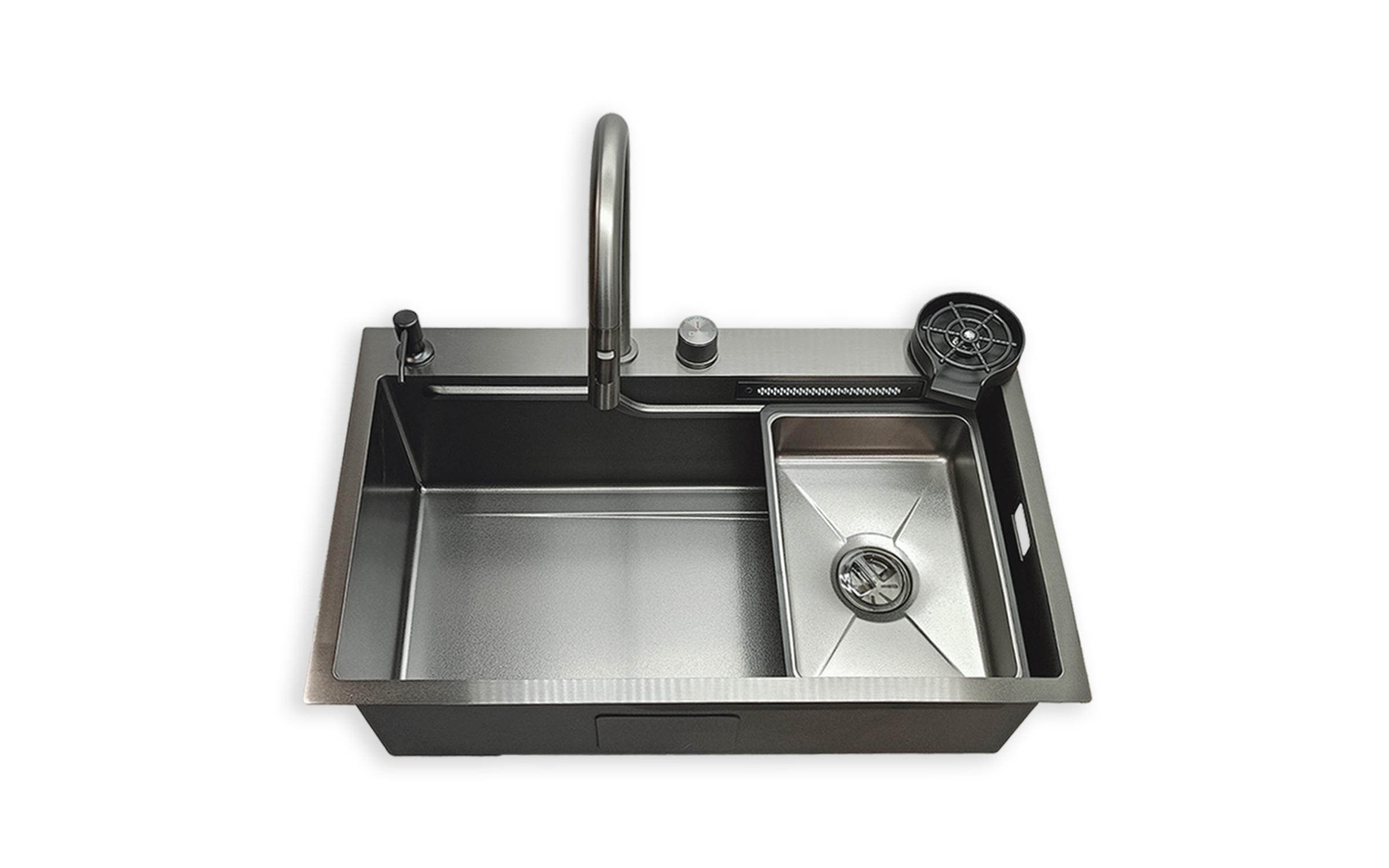 Chiuveta multifunctionala IVENTO K/ 20L.041.52, nano negru  3