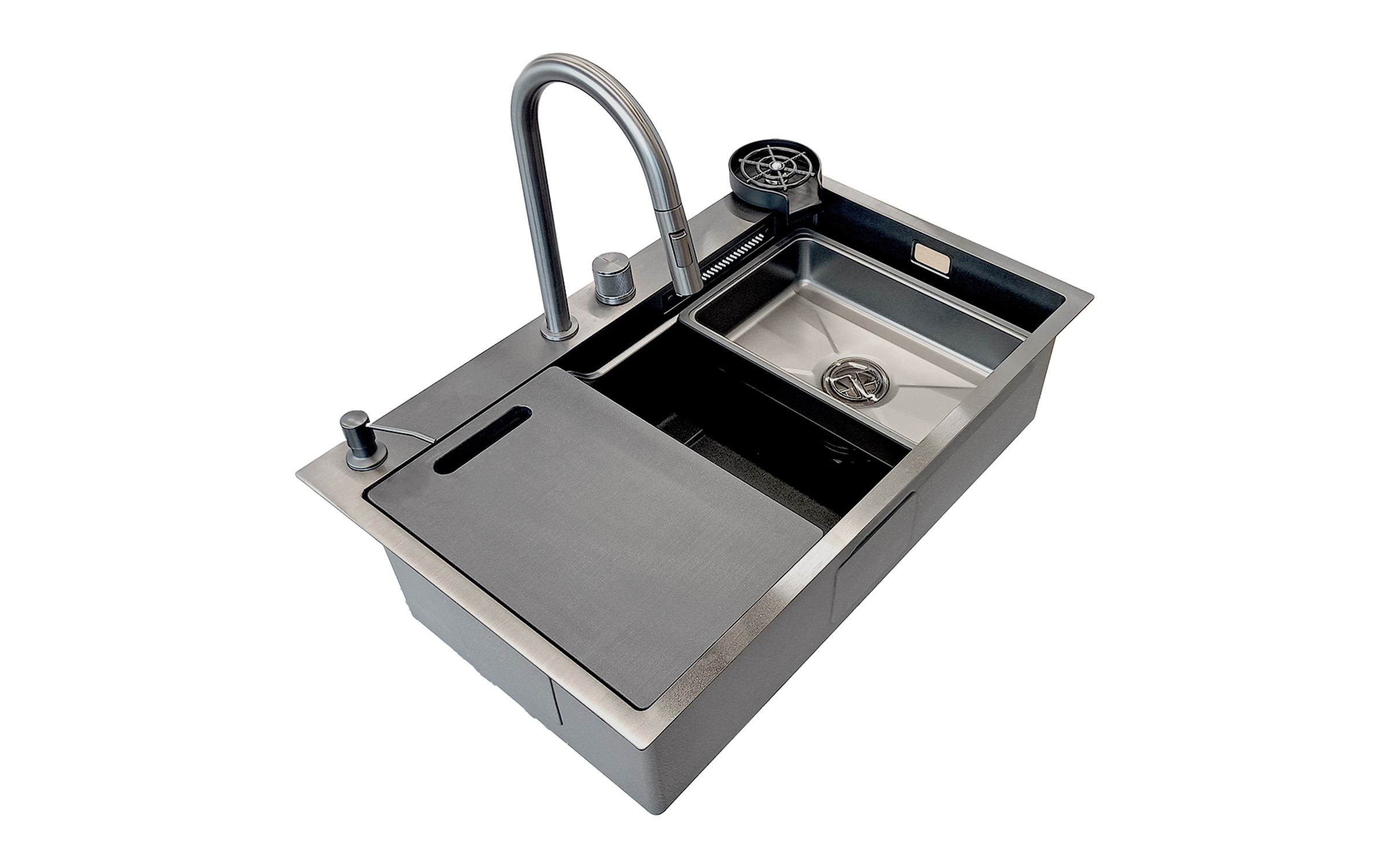 Chiuveta multifunctionala IVENTO K/20L.041.62, negru  2