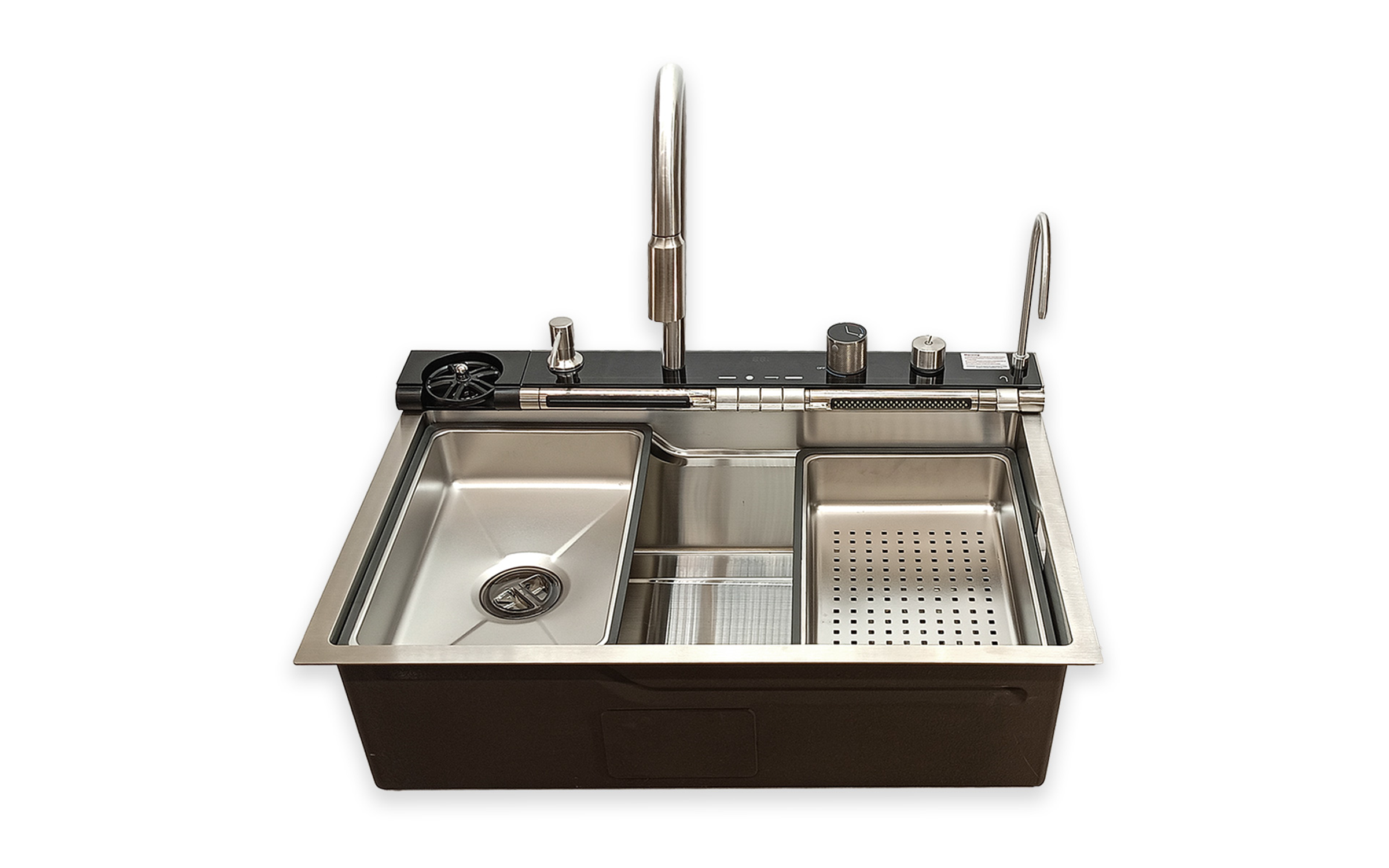 Chiuveta multifunctionala IVENTO LUX/ 20L.041.81, inox periat  3