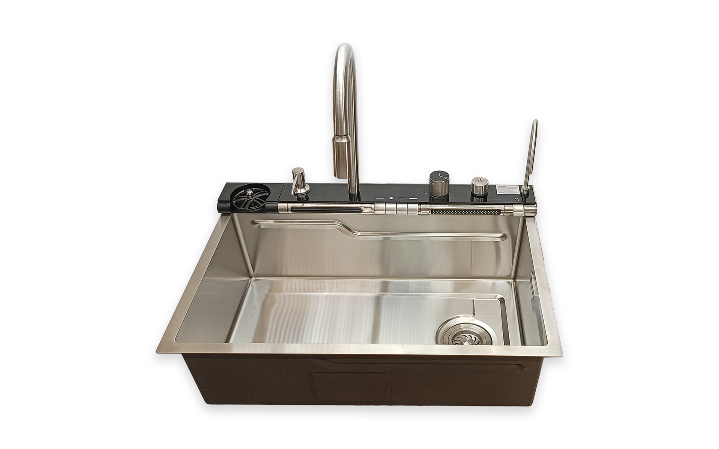 Chiuveta multifunctionala IVENTO LUX/ 20L.041.81, inox periat  2