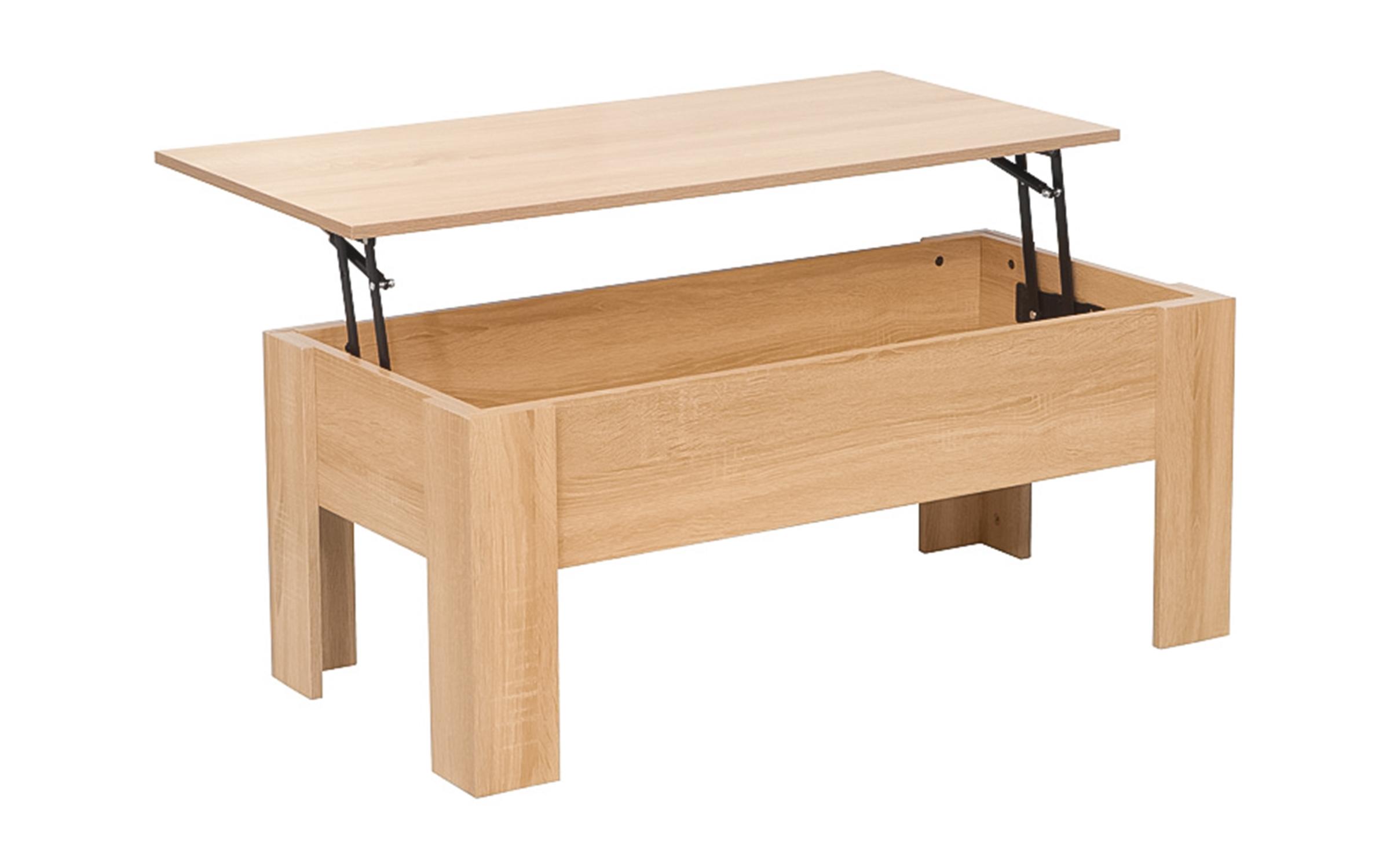 Masa cu mecanism de ridicare Ferza, stejar  3