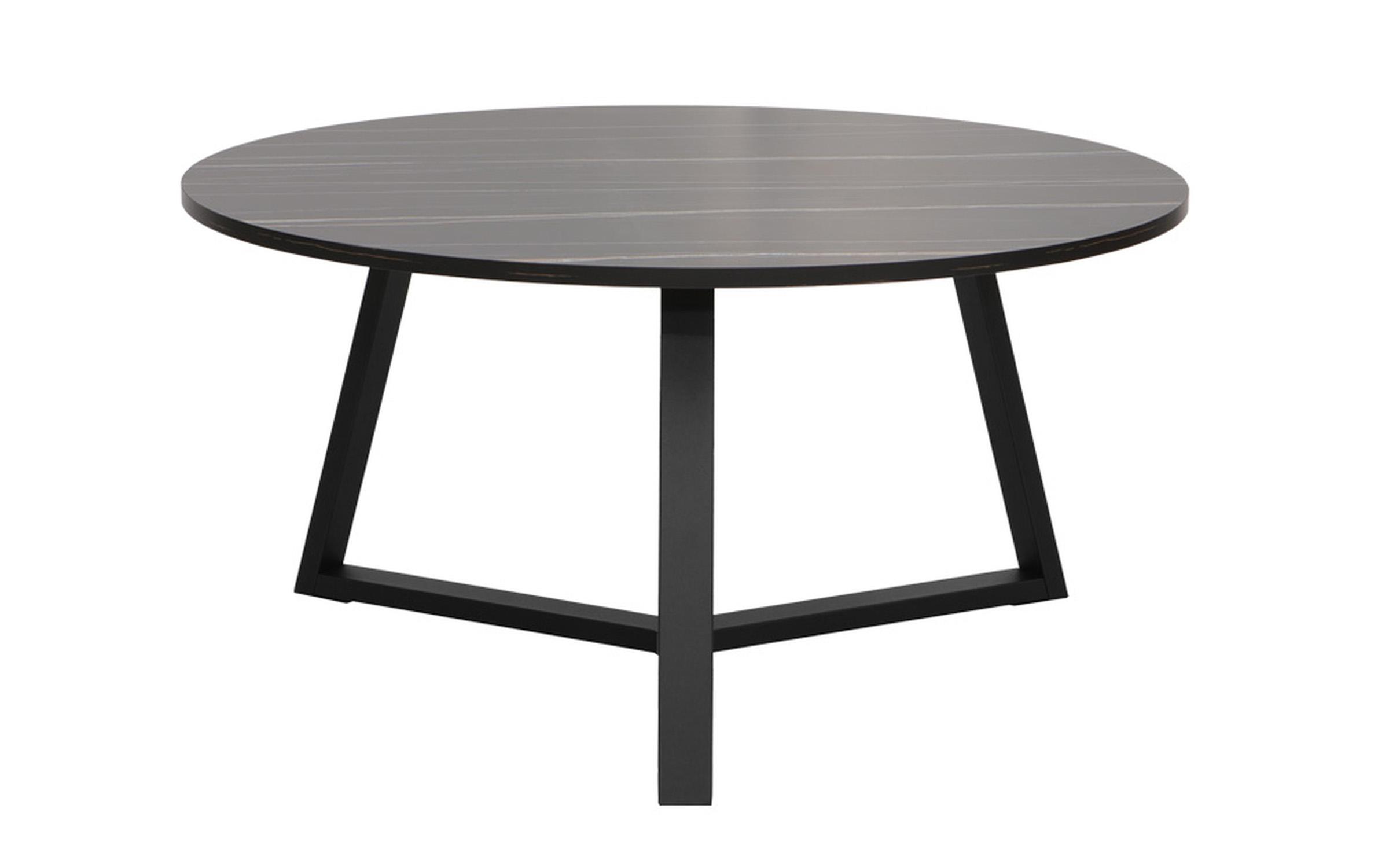 Masuta de cafea Berton, marmura neagra + negru  3