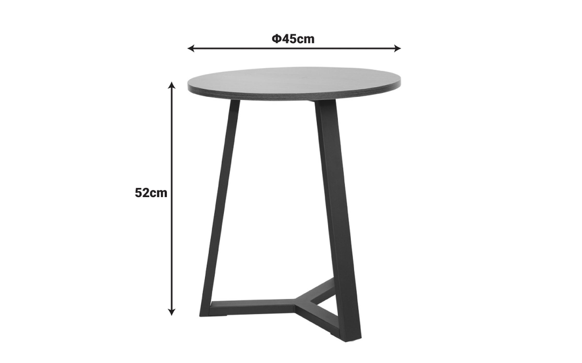 Masuta ajutatoare Trepolo, nuc + negru  2