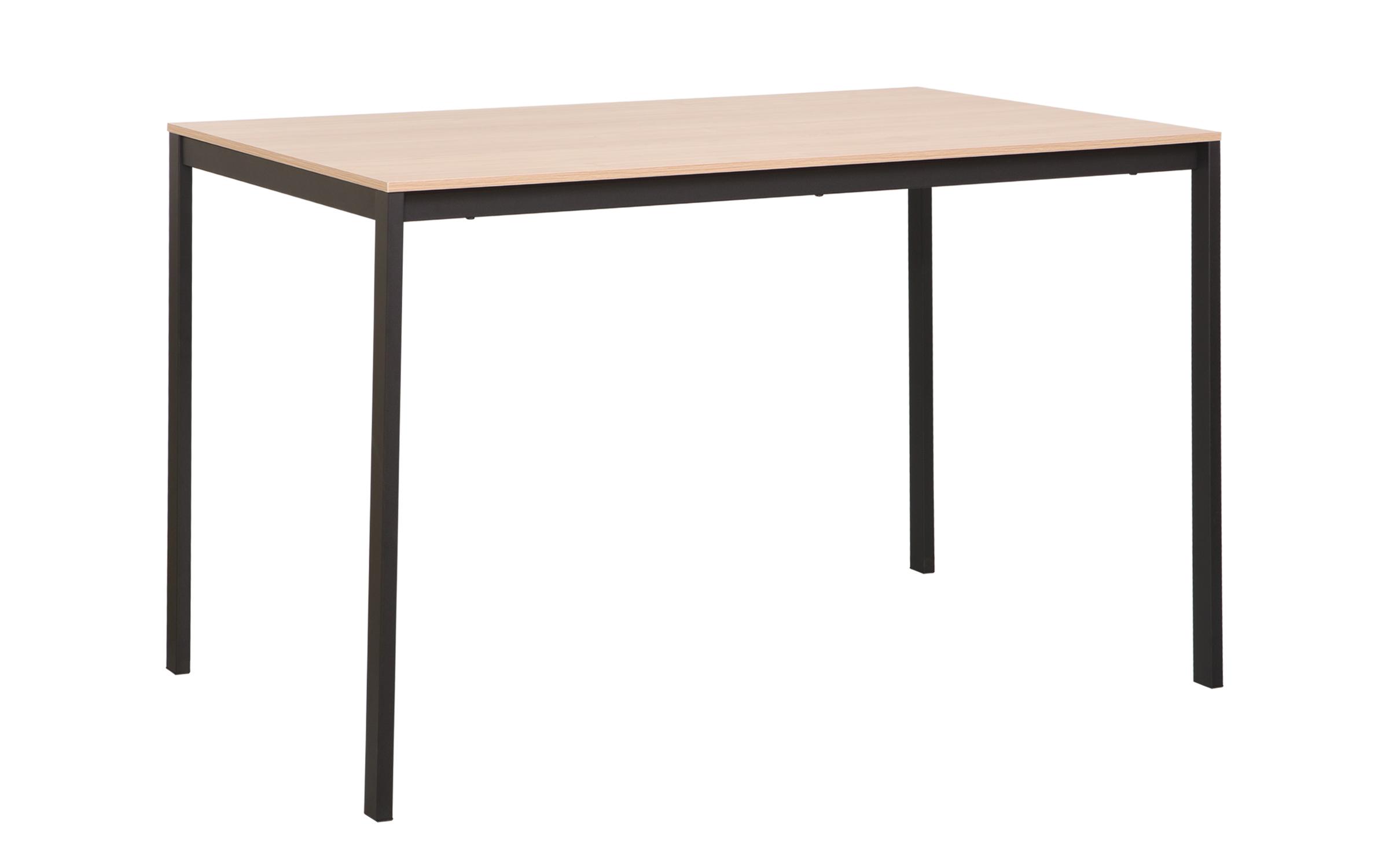 Masa dining Faraggio, natural + negru  4