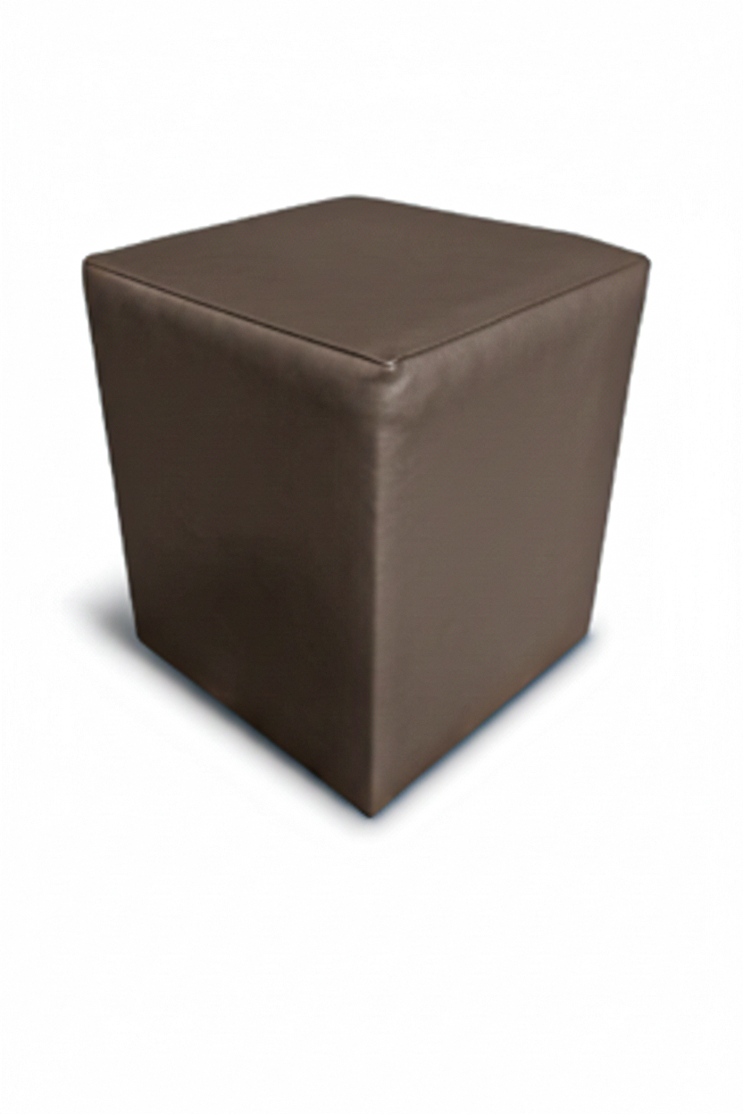 Taburet Relax, piele maro  2