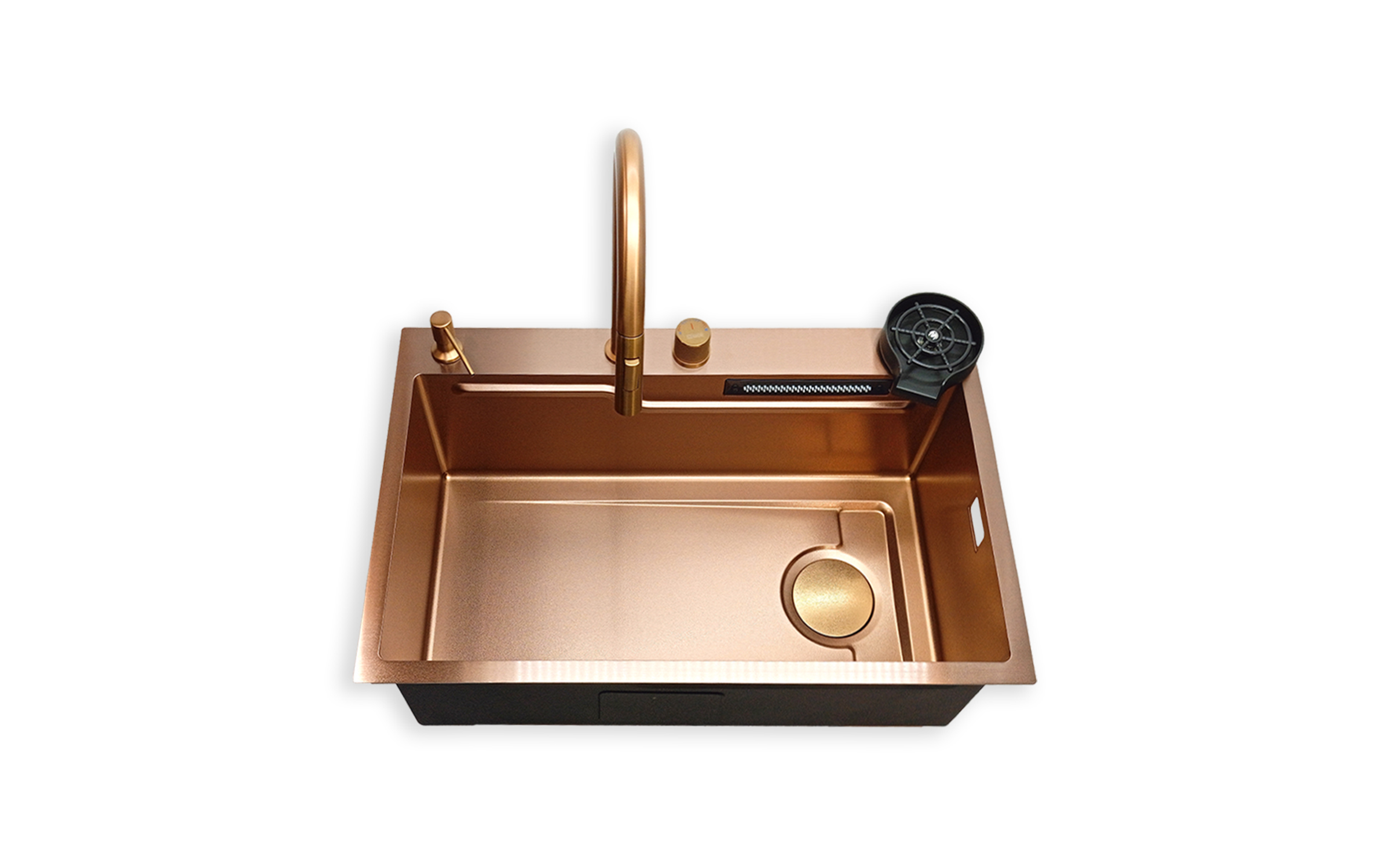 Chiuveta multifunctionala IVENTO K/ 20L.041.54, aur roz  3