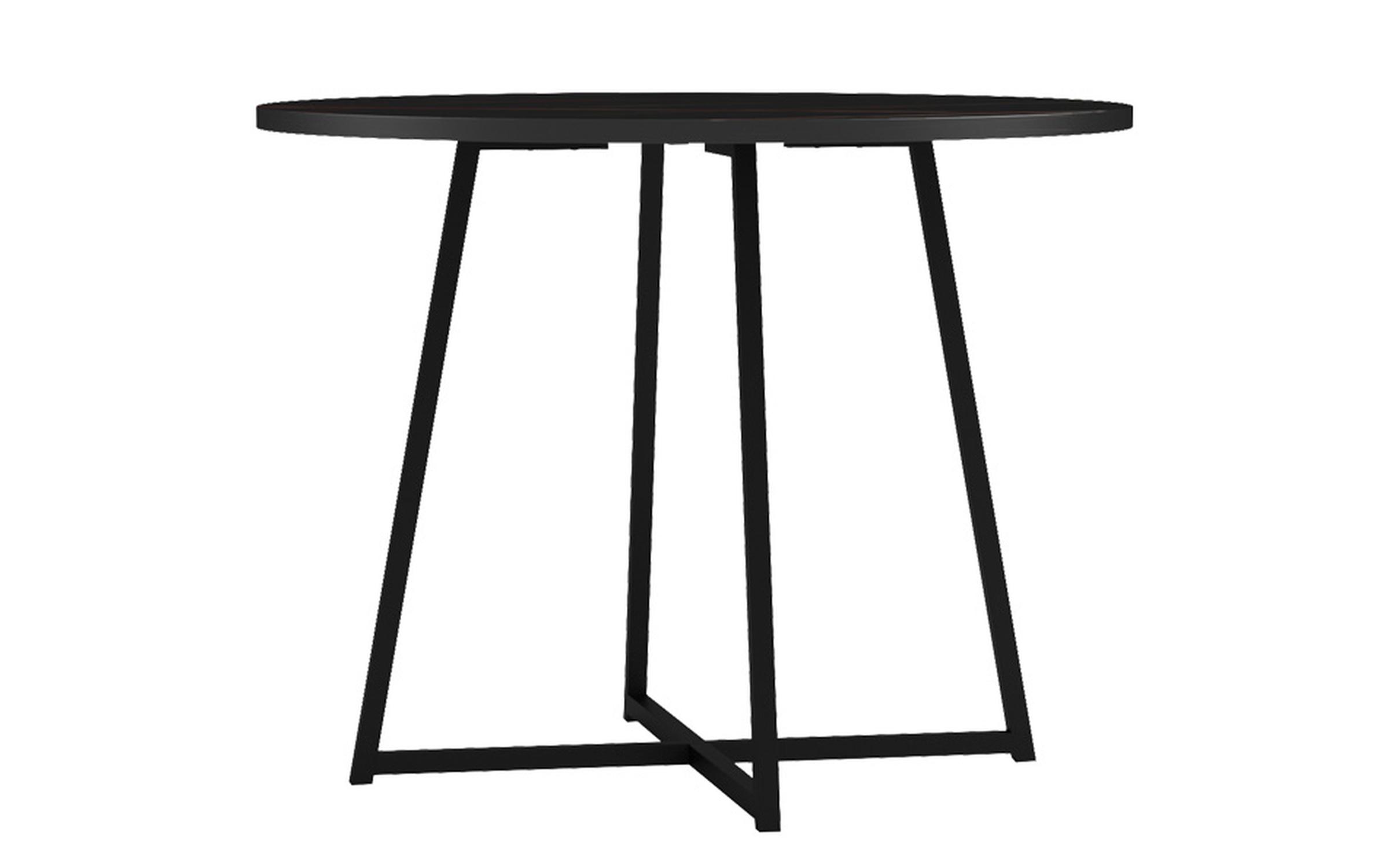 Masa dining Sara, marmura neagra + negru  5