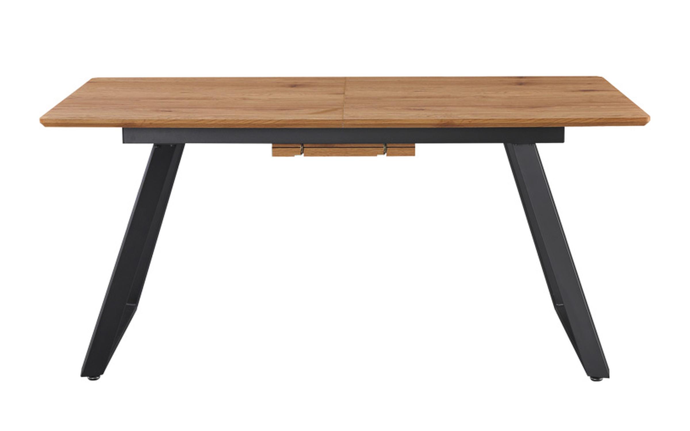 Masa dining /extensibila/ Kani, natural + negru  2