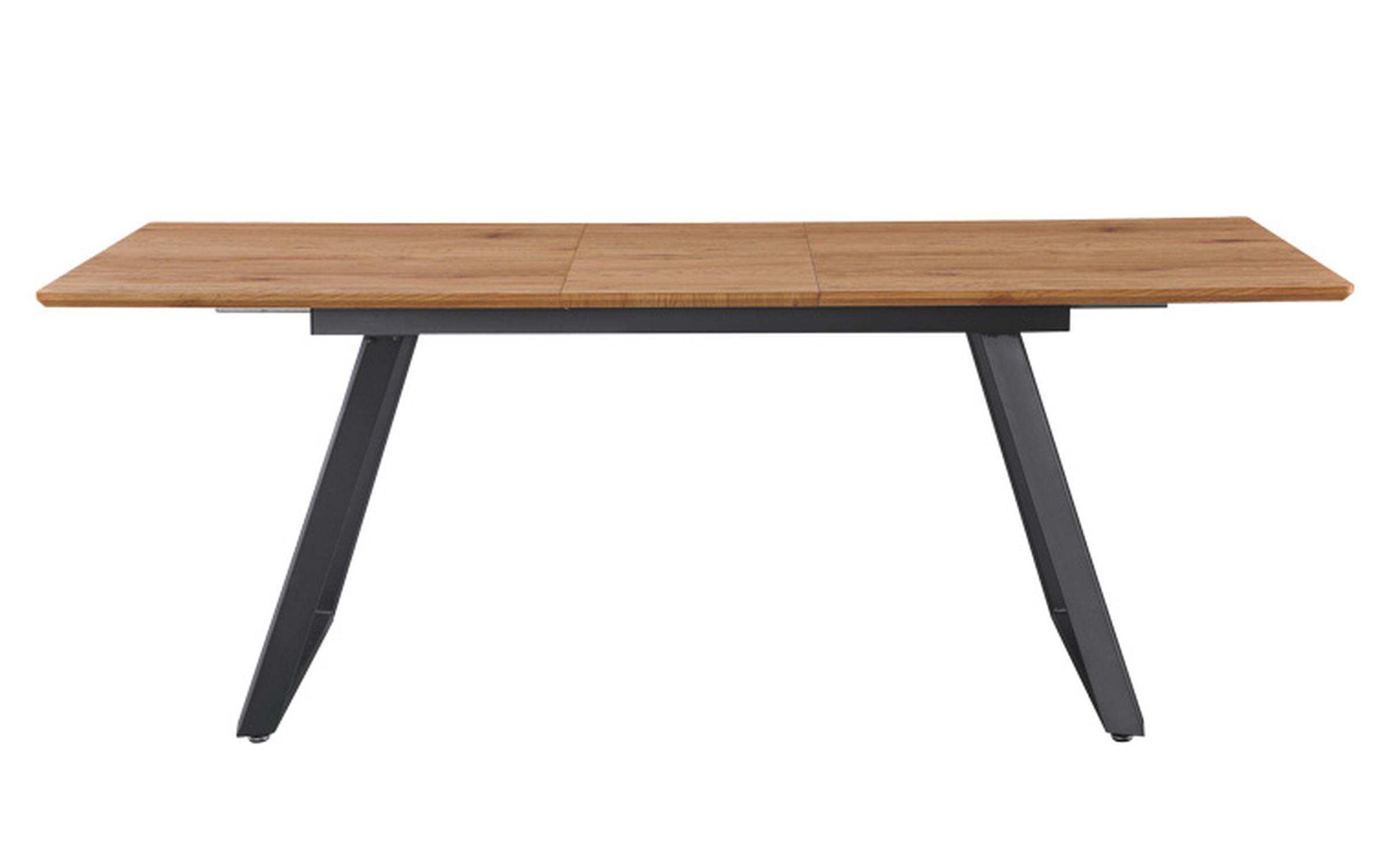 Masa dining /extensibila/ Kani, natural + negru  3