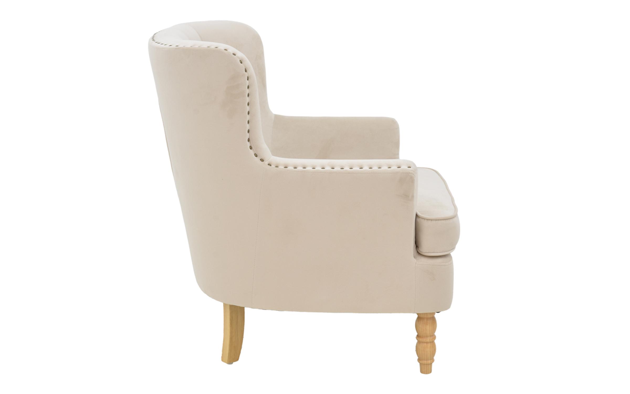 Fotoliu Keisy, bej + natural  3