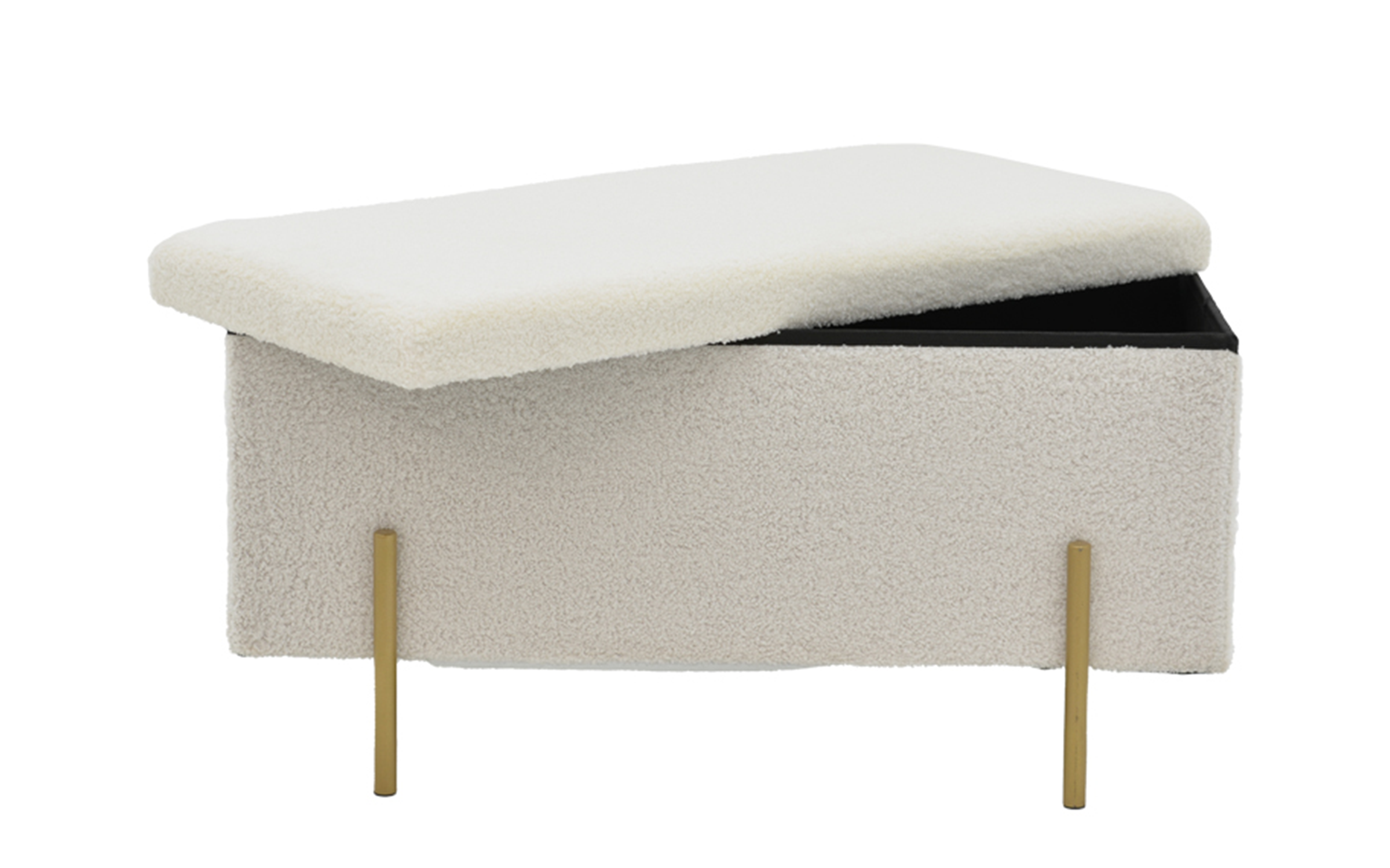 Taburet Zivel, alb + auriu  7