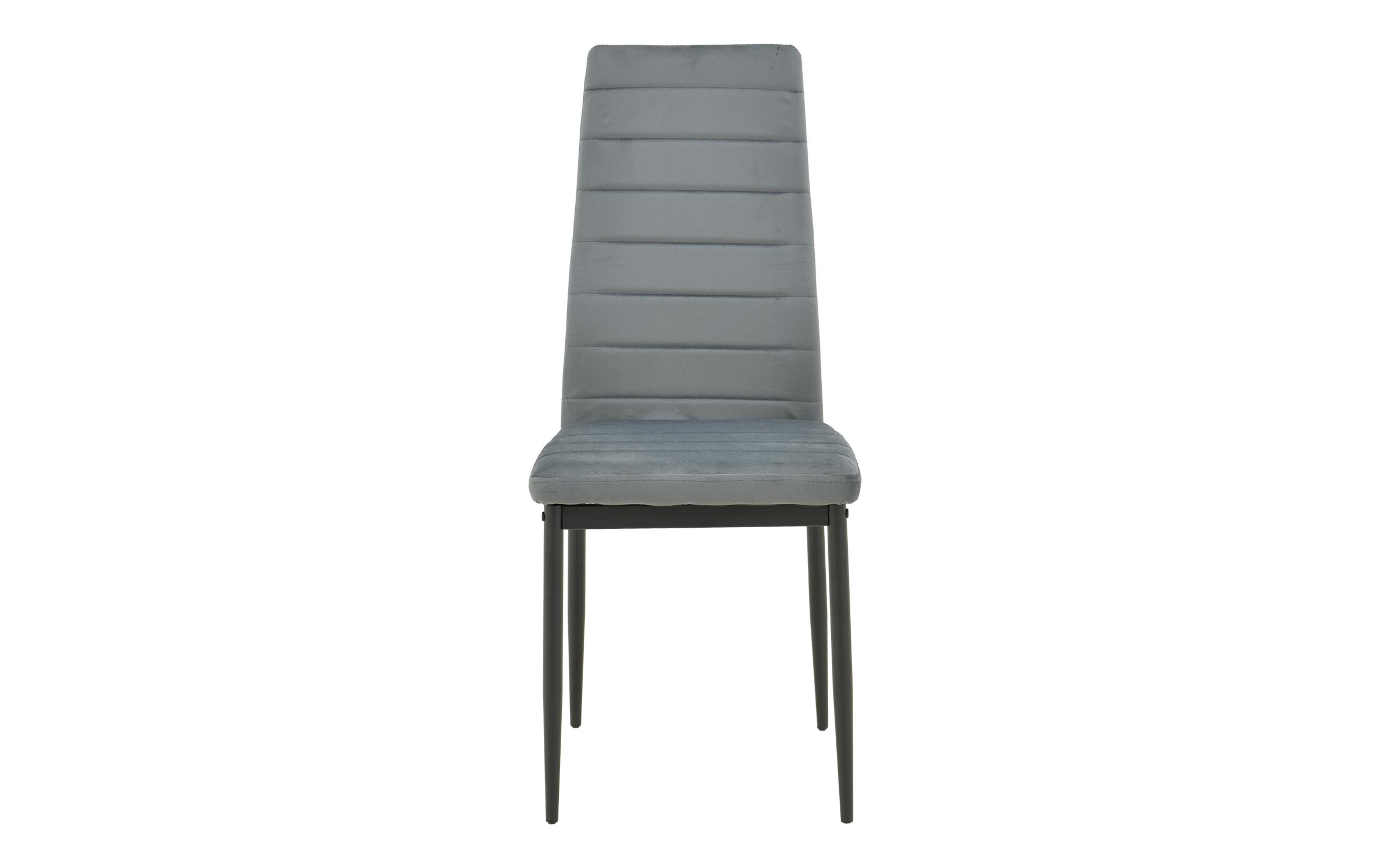 Scaun de masa Parker, gri + negru  2