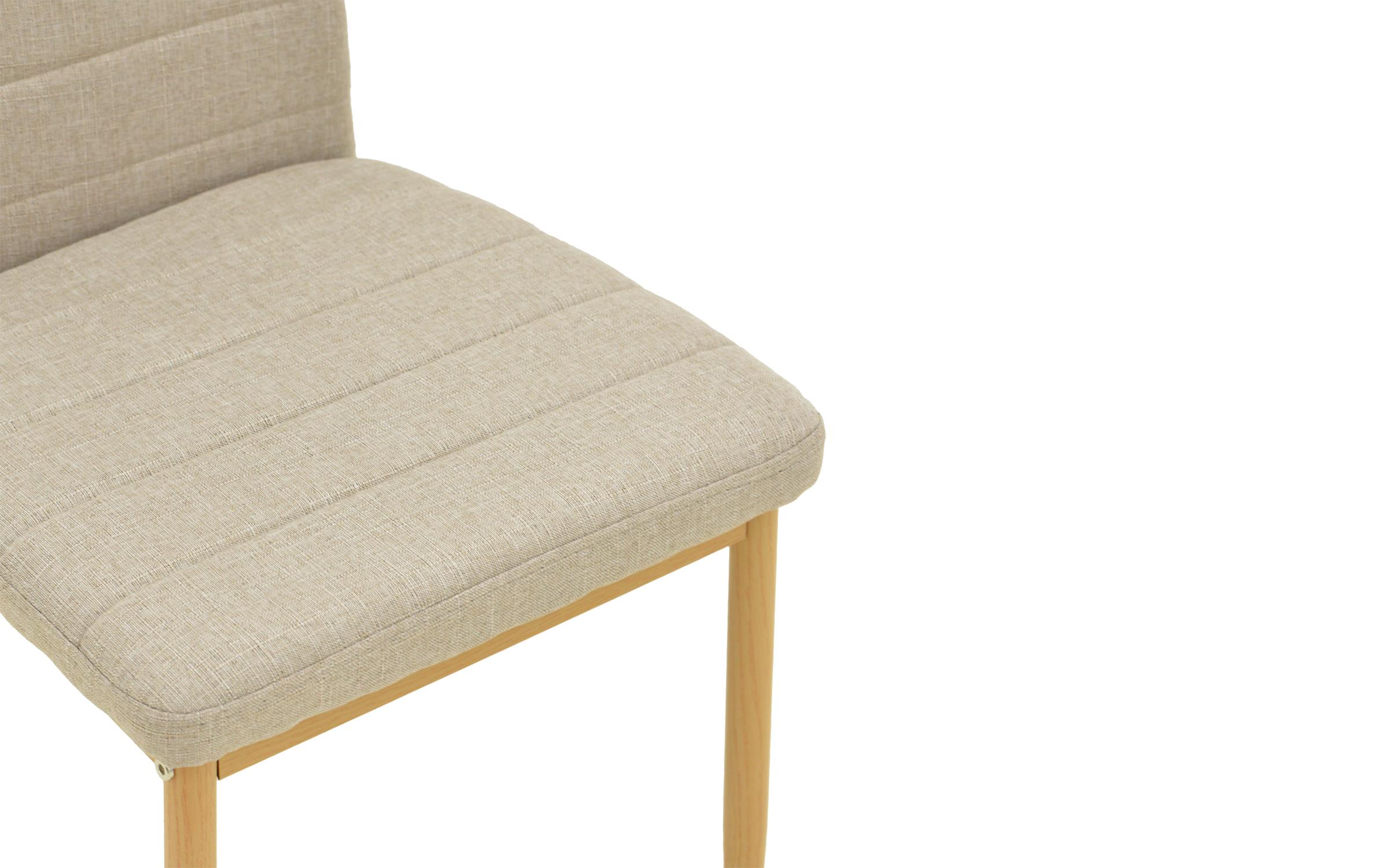 Scaun de masa Parker, bej + natural  7