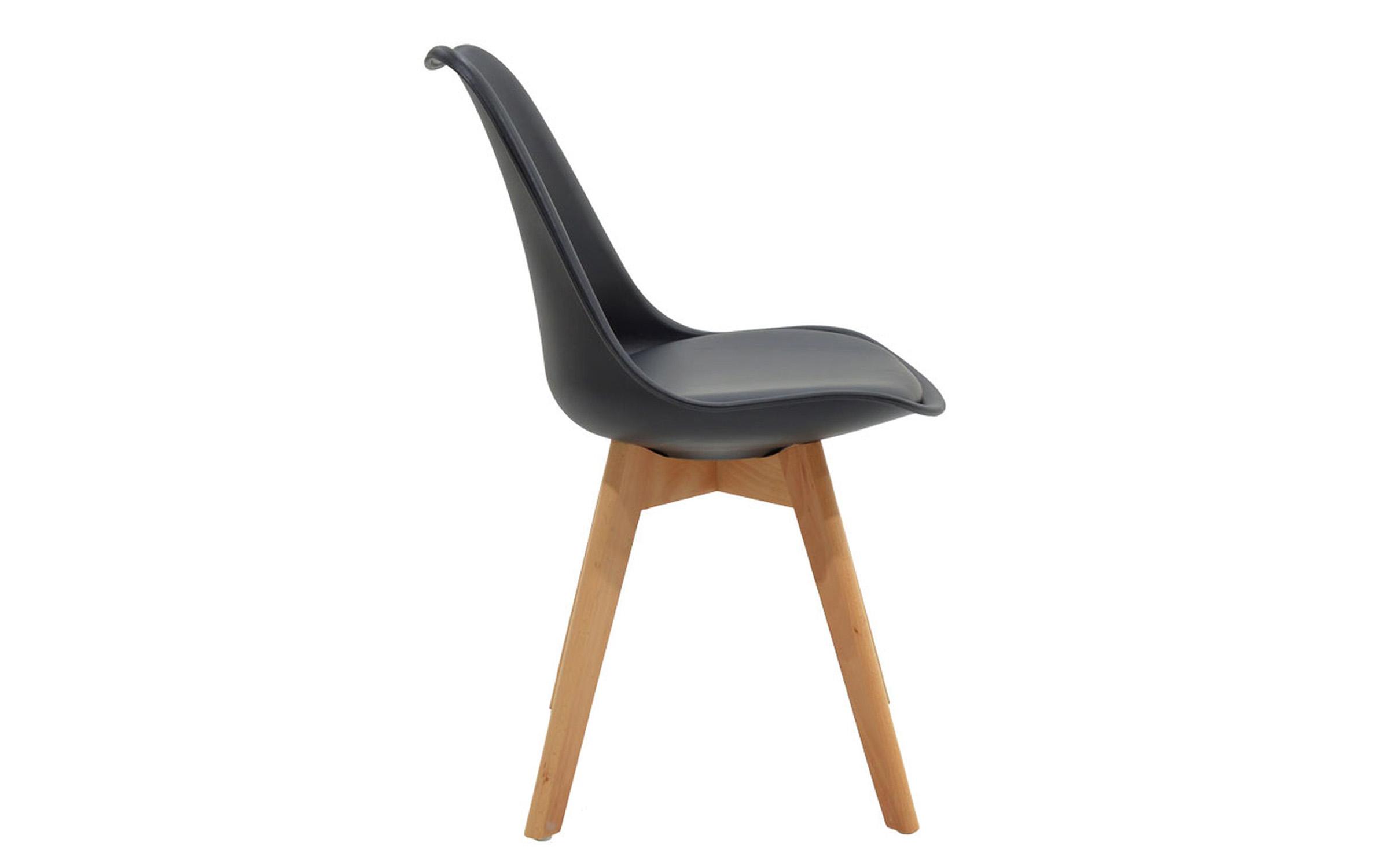 Scaun de masa Gaston I, negru  4