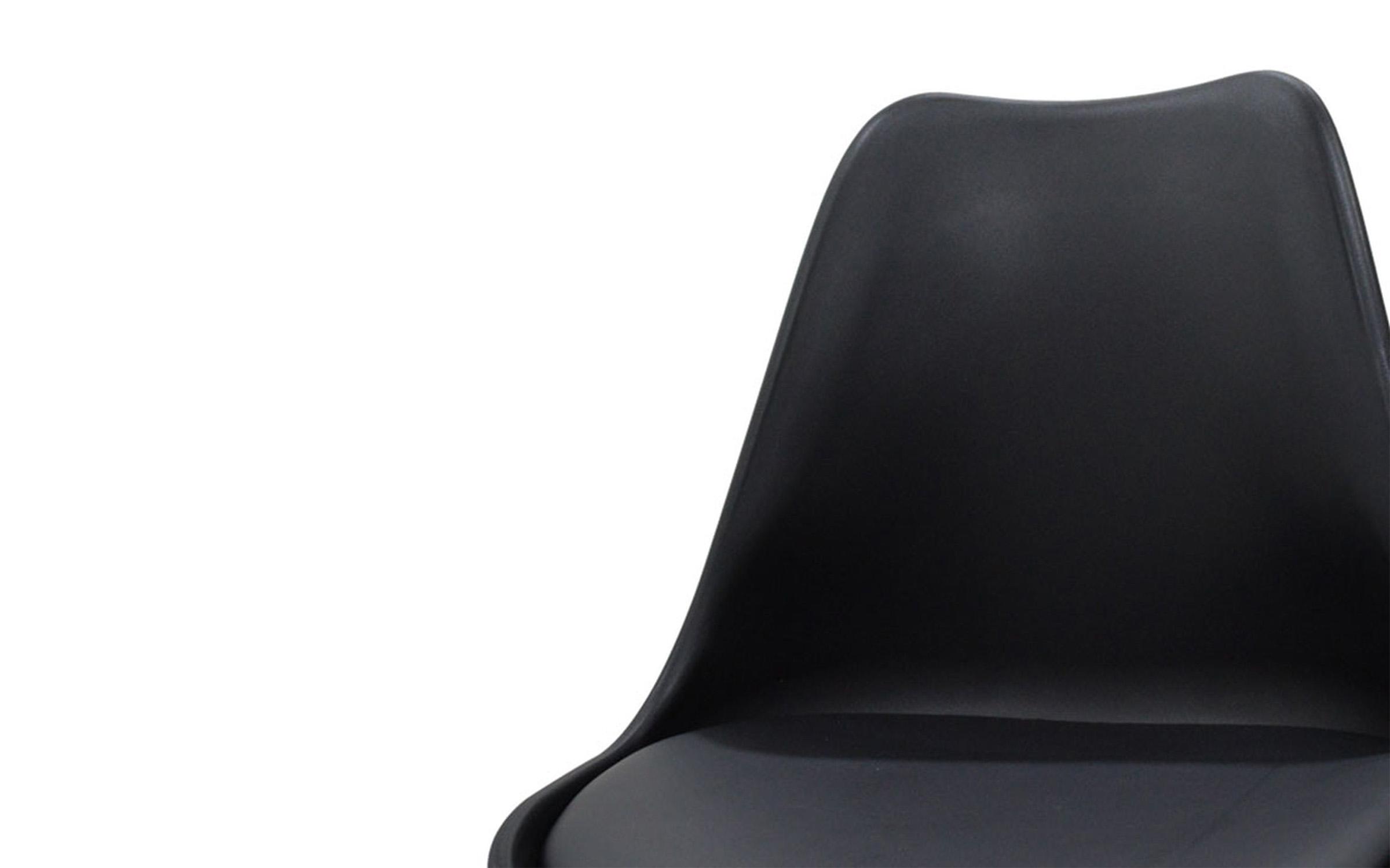 Scaun de masa Gaston I, negru  5