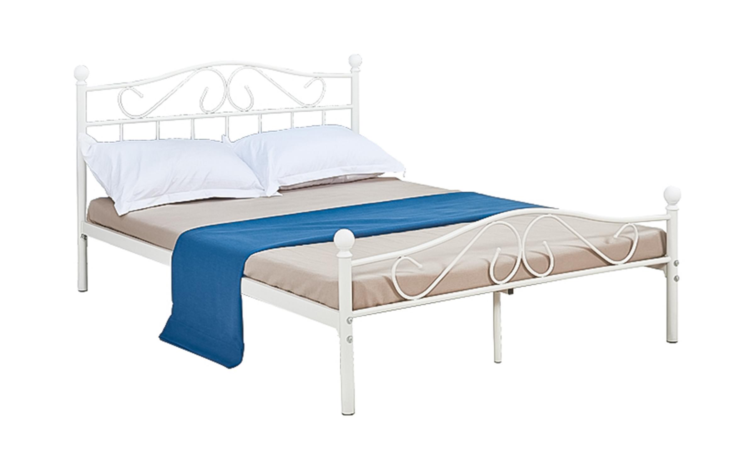 Pat dublu 140/190 Yoric, alb  2