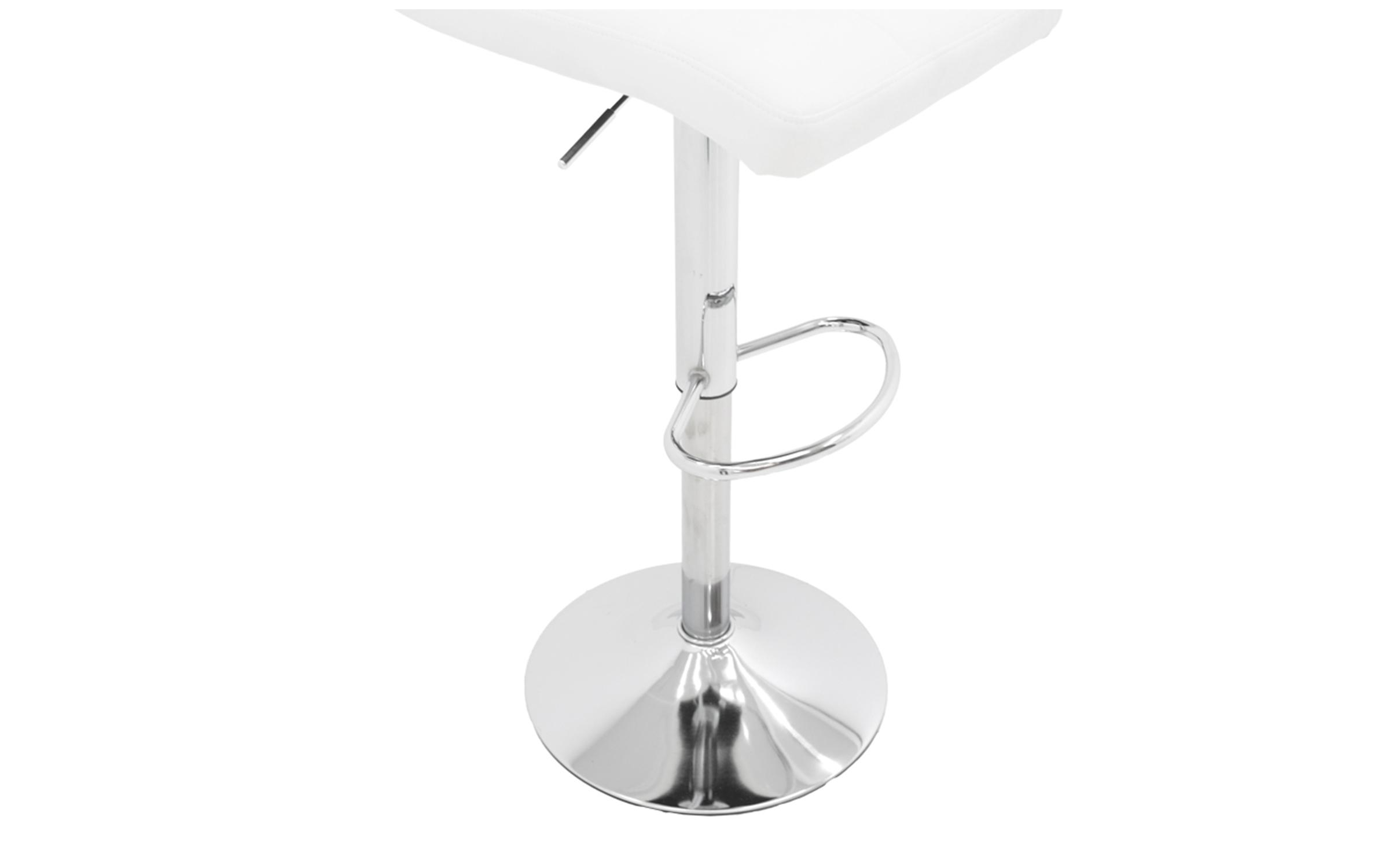 Scaun de bar Remina 3, alb  7