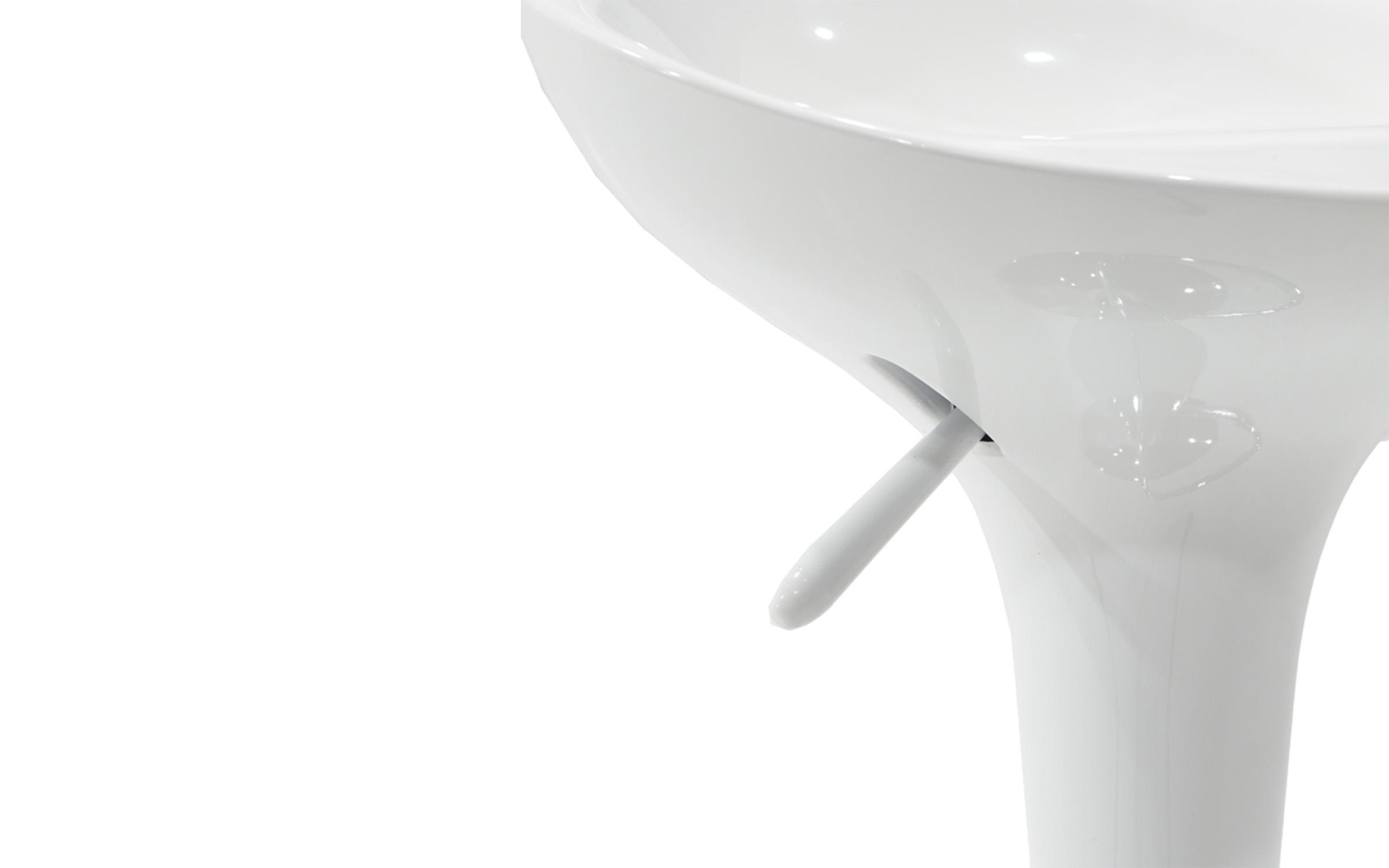 Scaun de bar Felice, alb  5