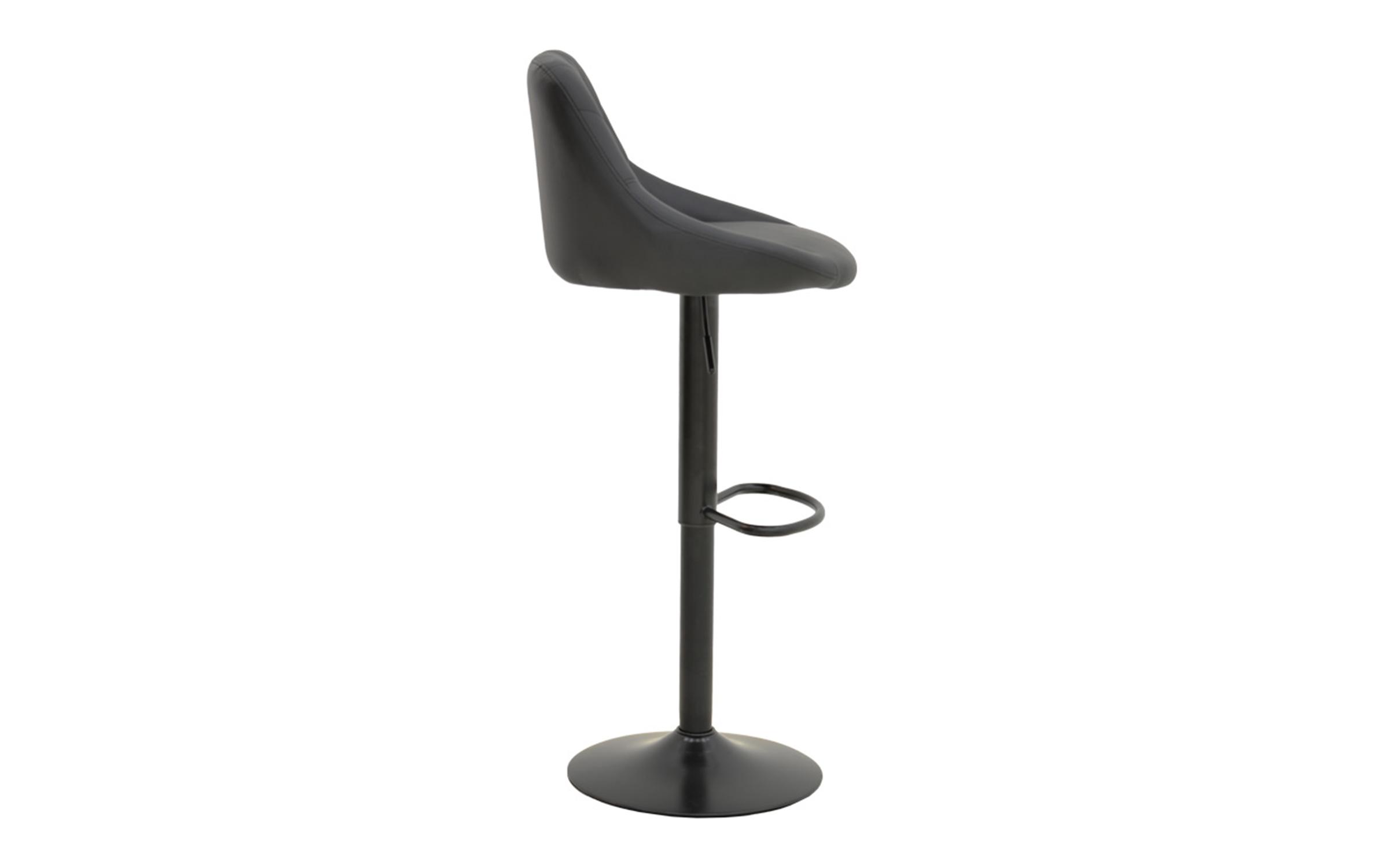 Scaun de bar Boronez, negru + negru  3