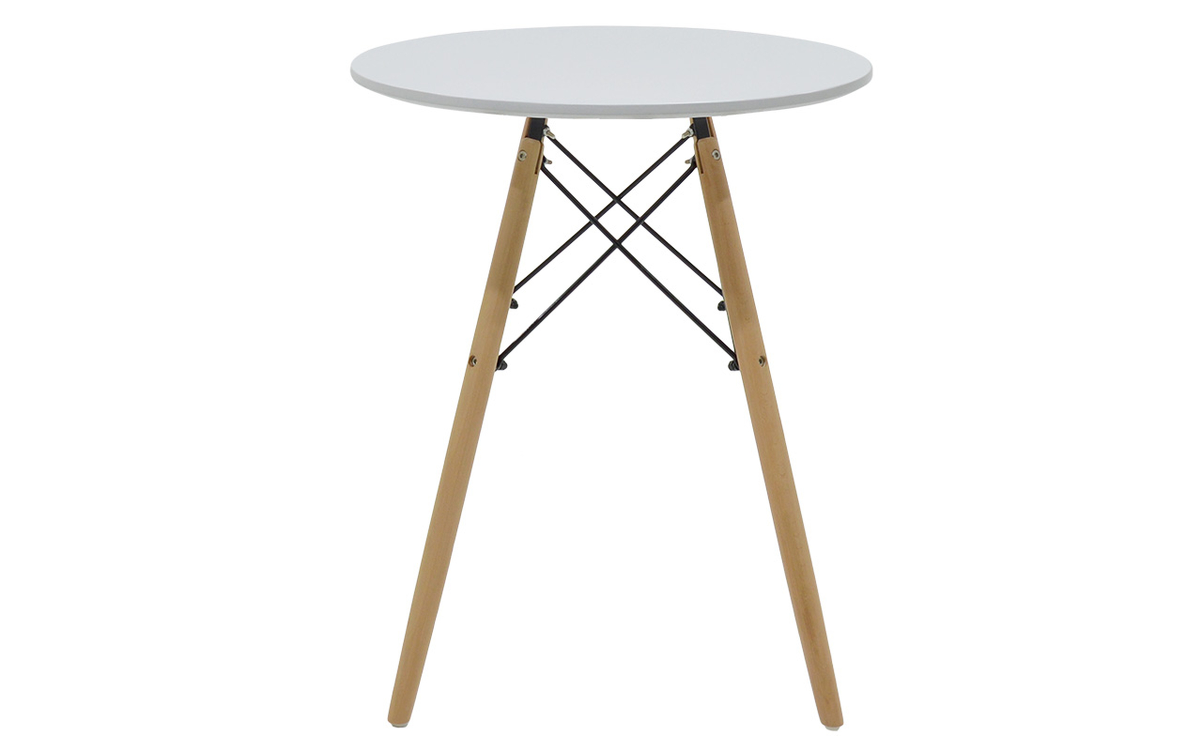 Masa dining Giulita, alb + natural  3