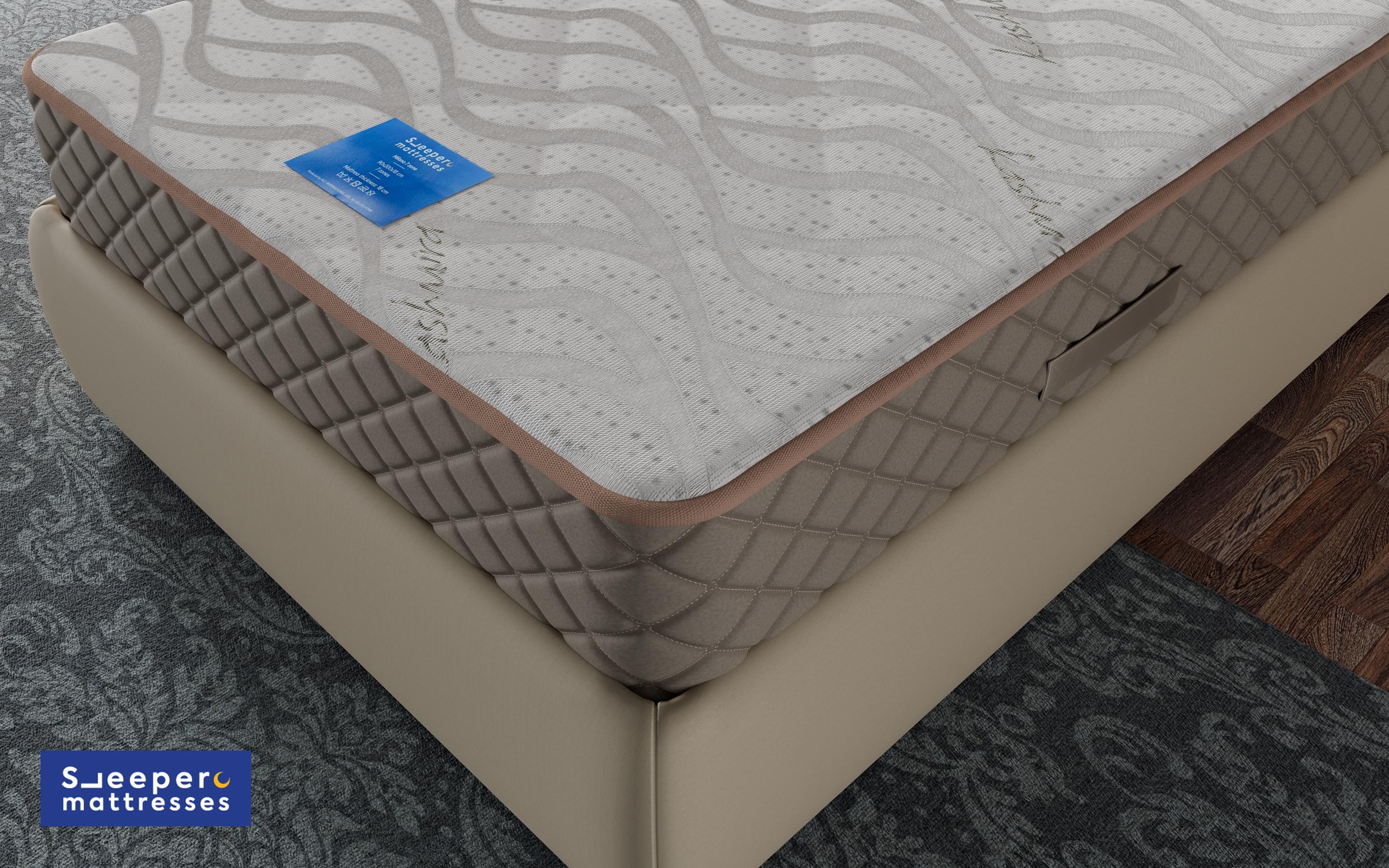 Saltea cu doua fete Cashmere Pocket 7 zone 82/190,   2