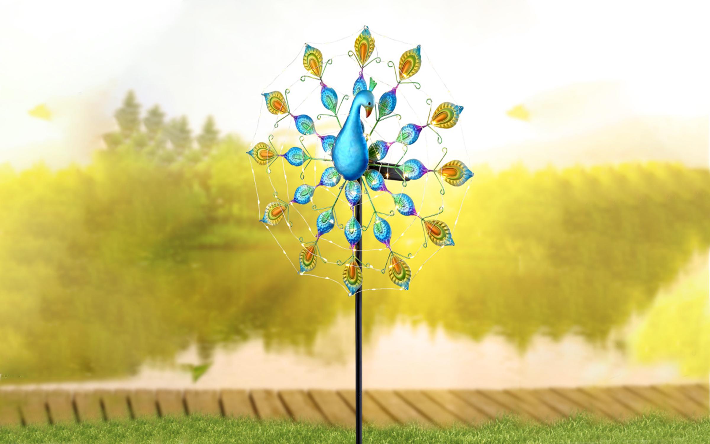 Садовый светильник на солнечных батареях Садовый светильник на солнечных батареях, разноцветный  5