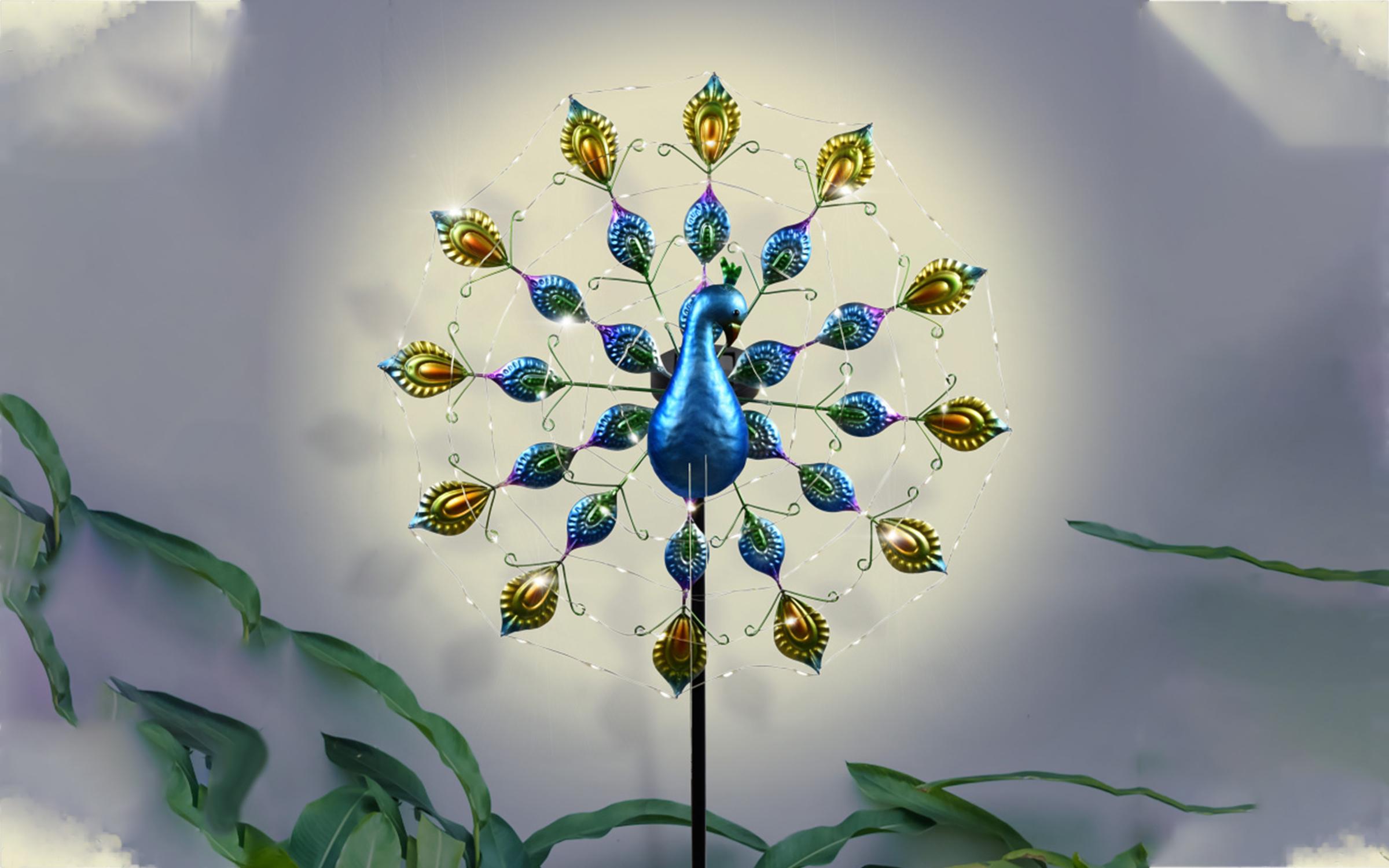 Садовый светильник на солнечных батареях Садовый светильник на солнечных батареях, разноцветный  6