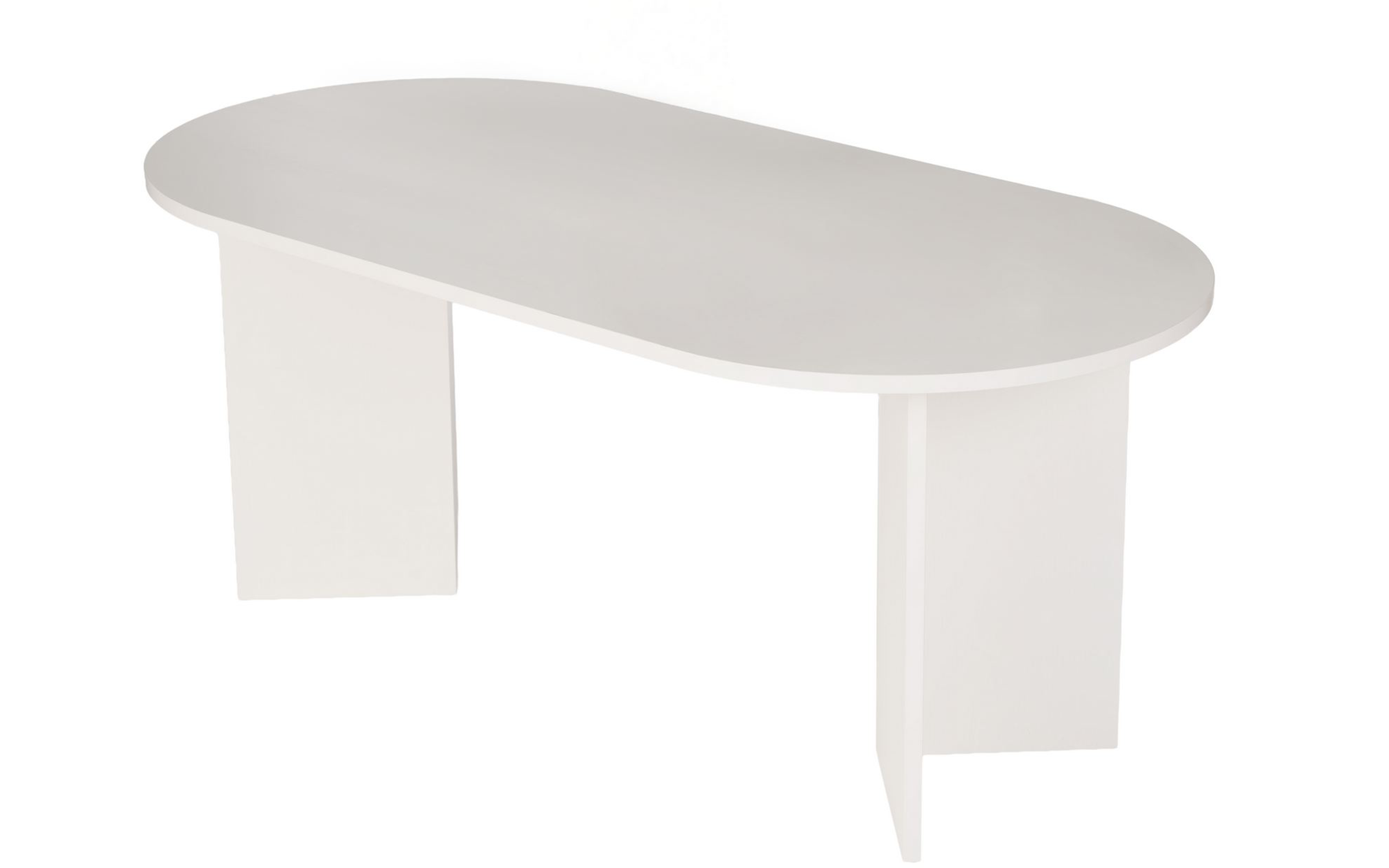 Masa dining Sablin, alb  4