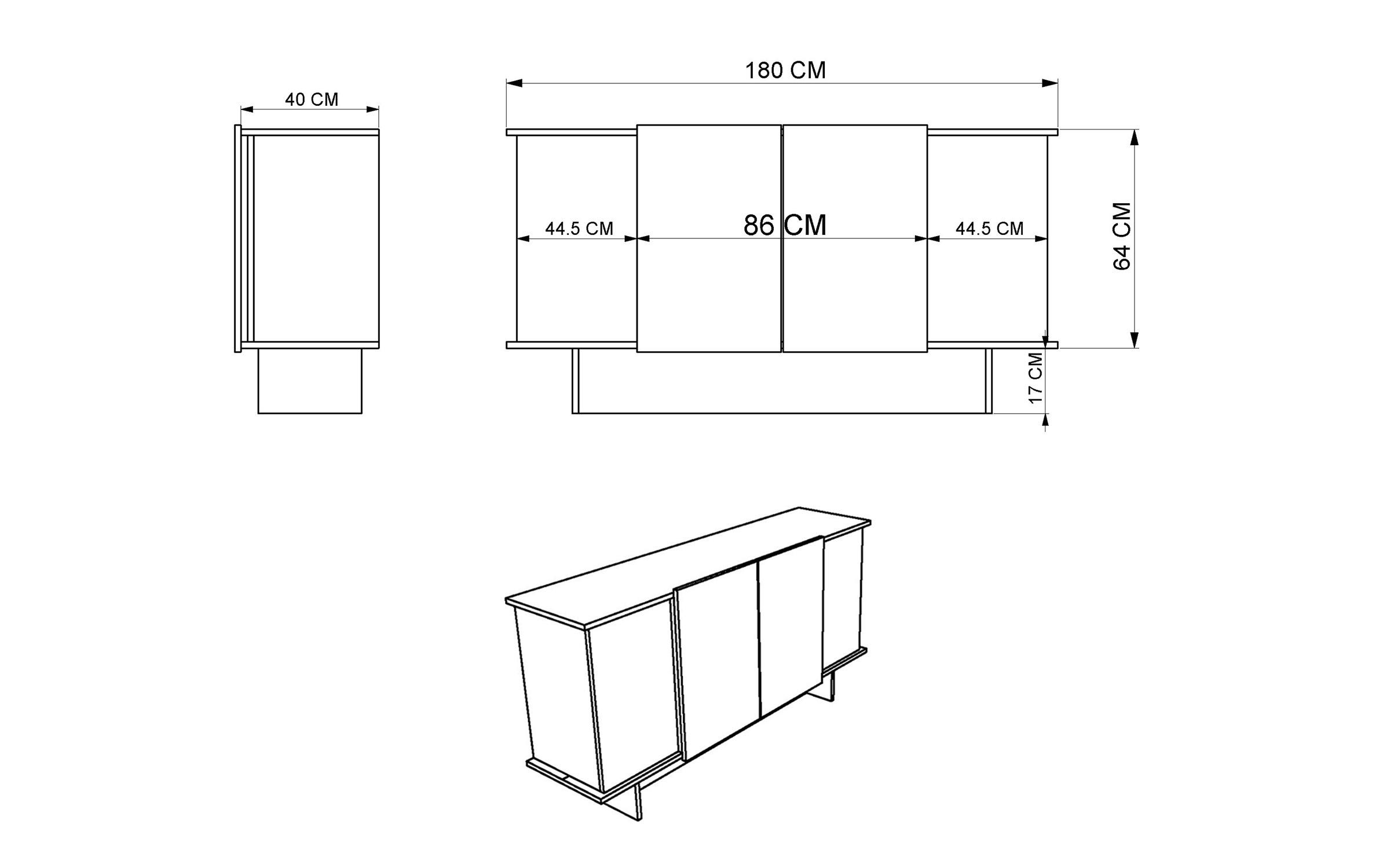 Comoda Delar, nuc + nisipiu  2