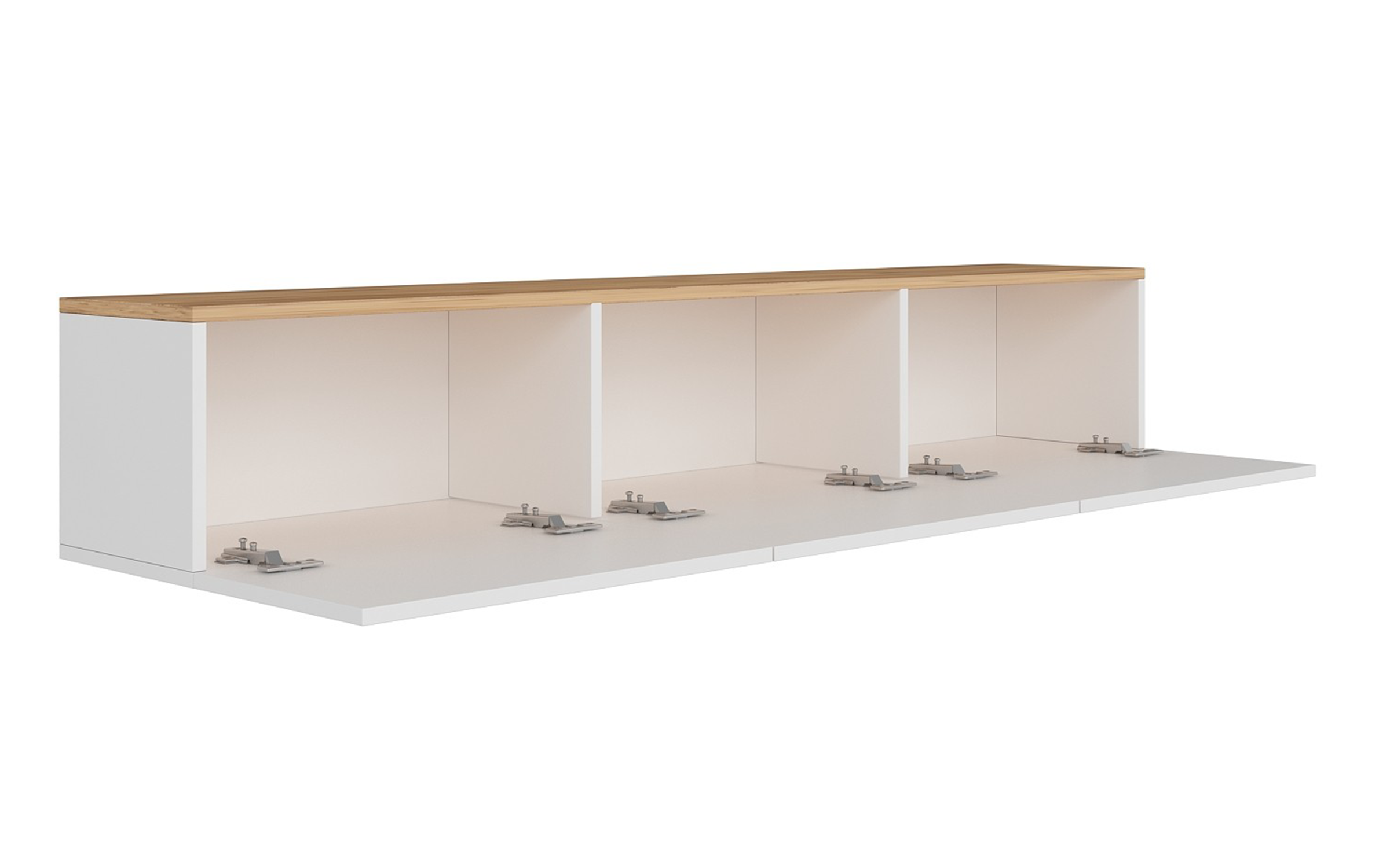 Modul TV Aterno, pin atlantic + alb  5