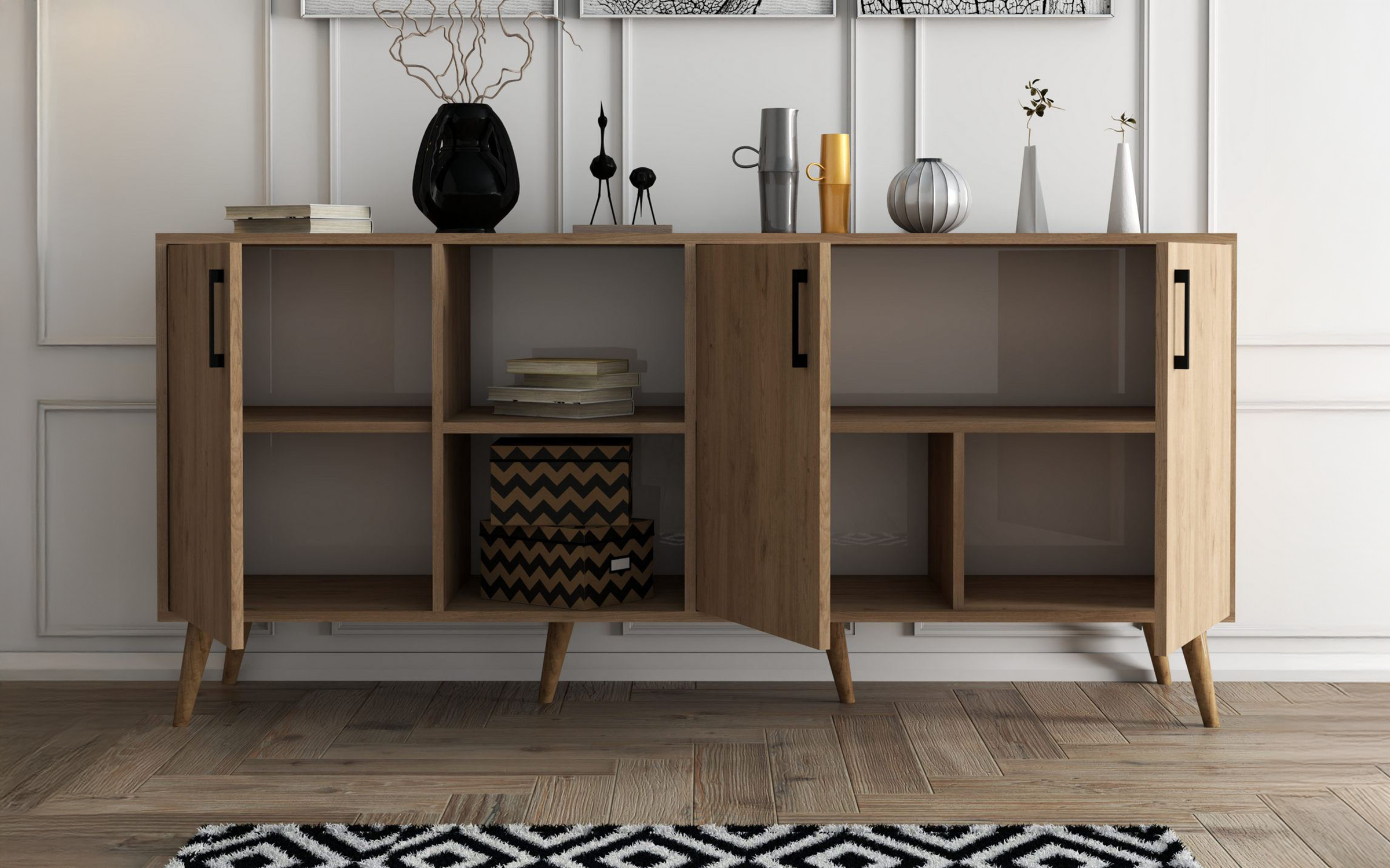 Comoda Exen, stejar  4