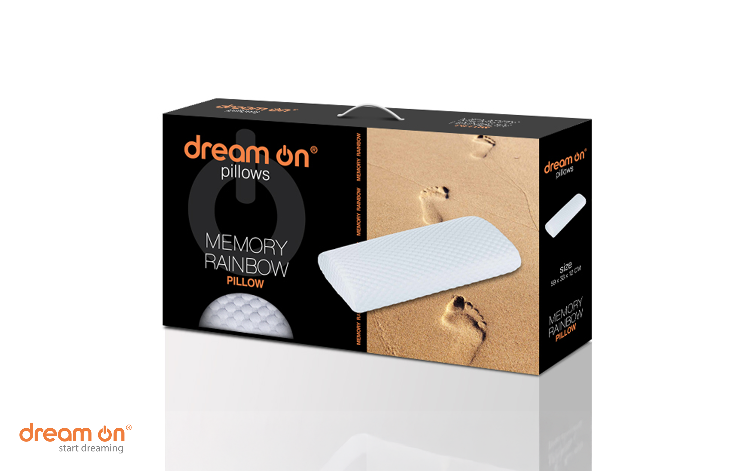 Perna 59/34 Memory Rainbow, alb  4