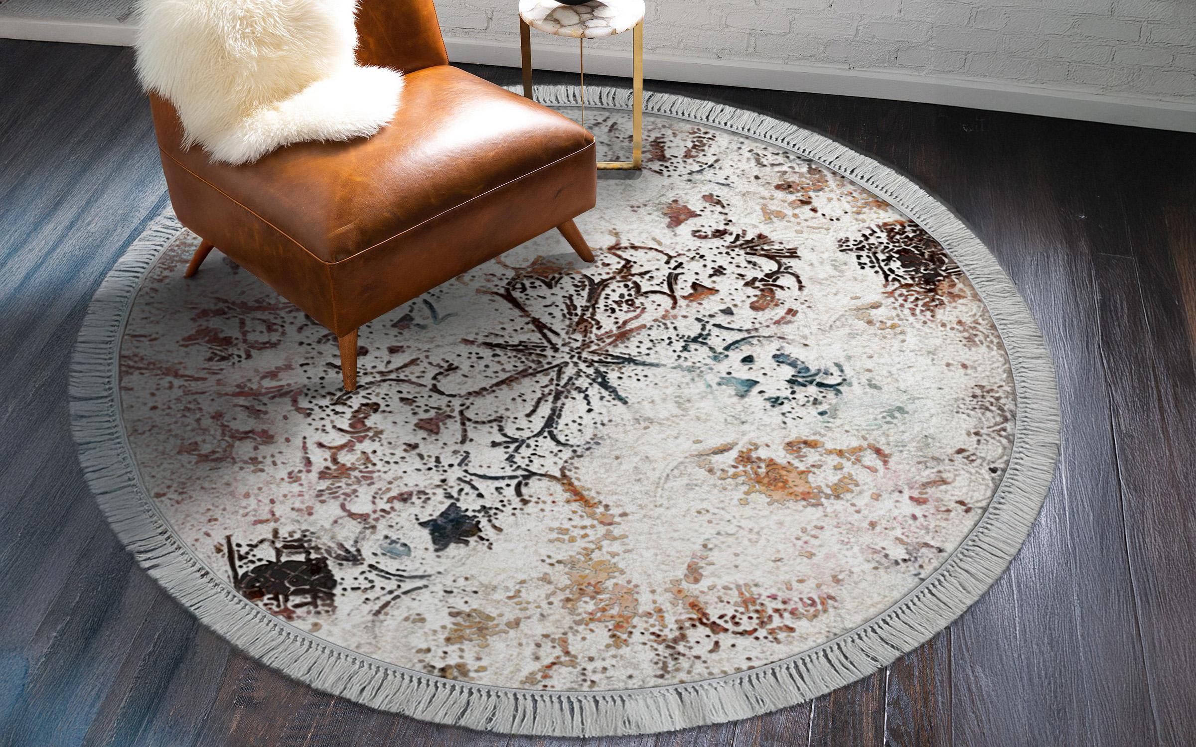 160/160 сm Covor rotund, multicolor  2