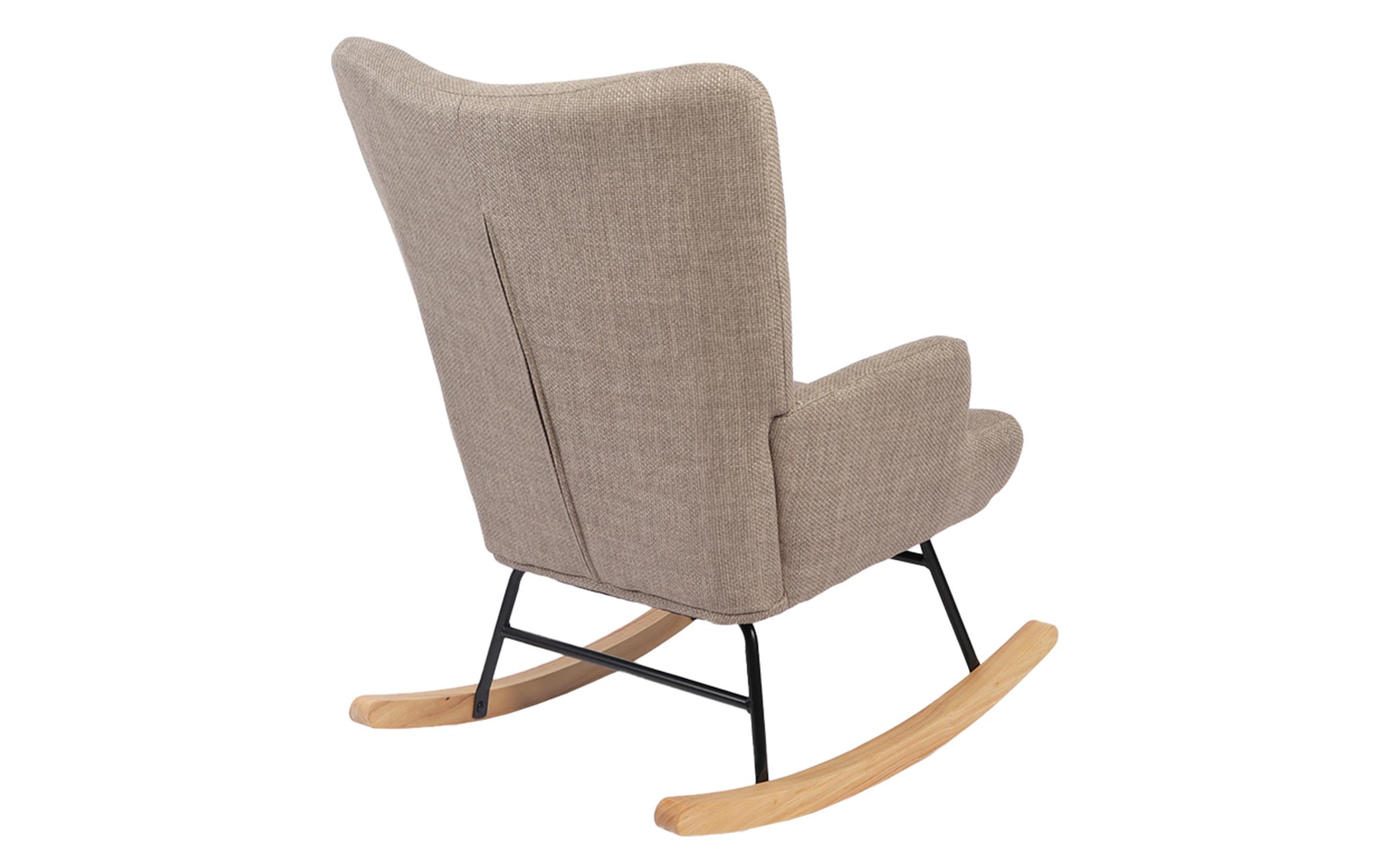 Scaun balansoar Giana, bej + natural  4
