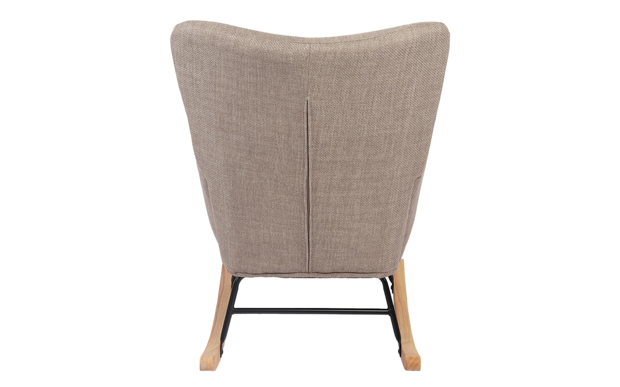 Scaun balansoar Giana, bej + natural  5