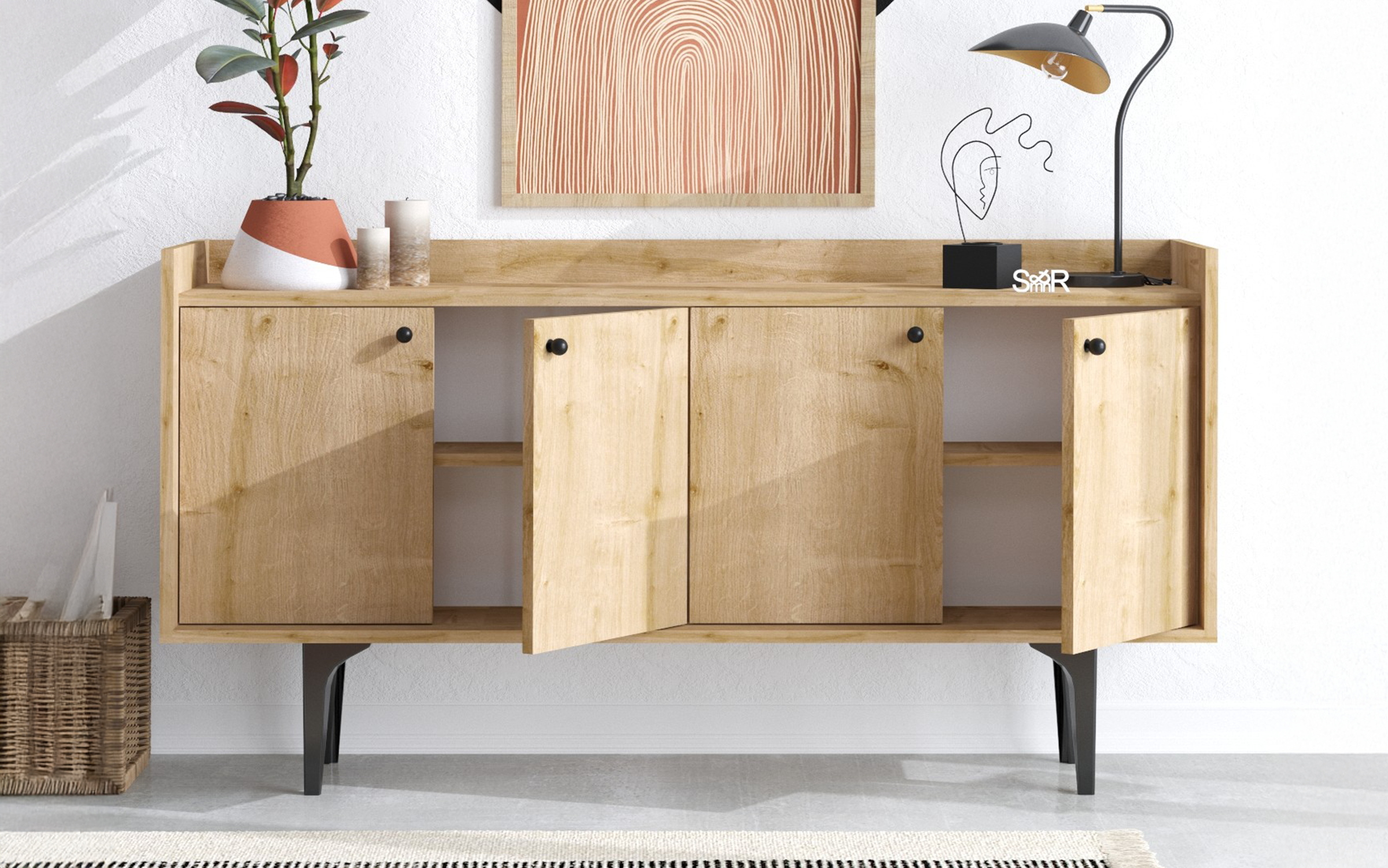 Comoda Navi, stejar  3