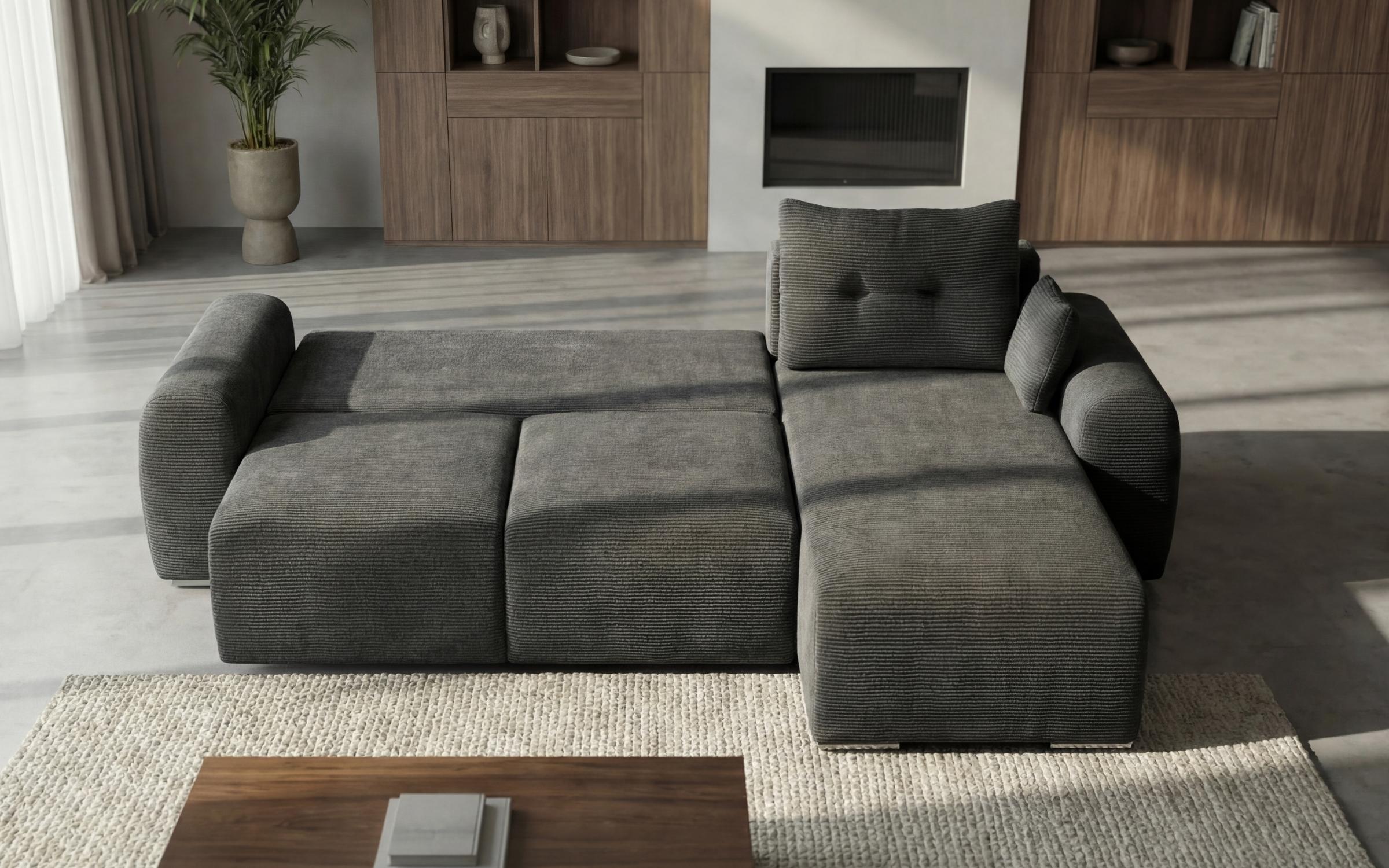 Coltar extensibil Apolo Spring, gri inchis  5