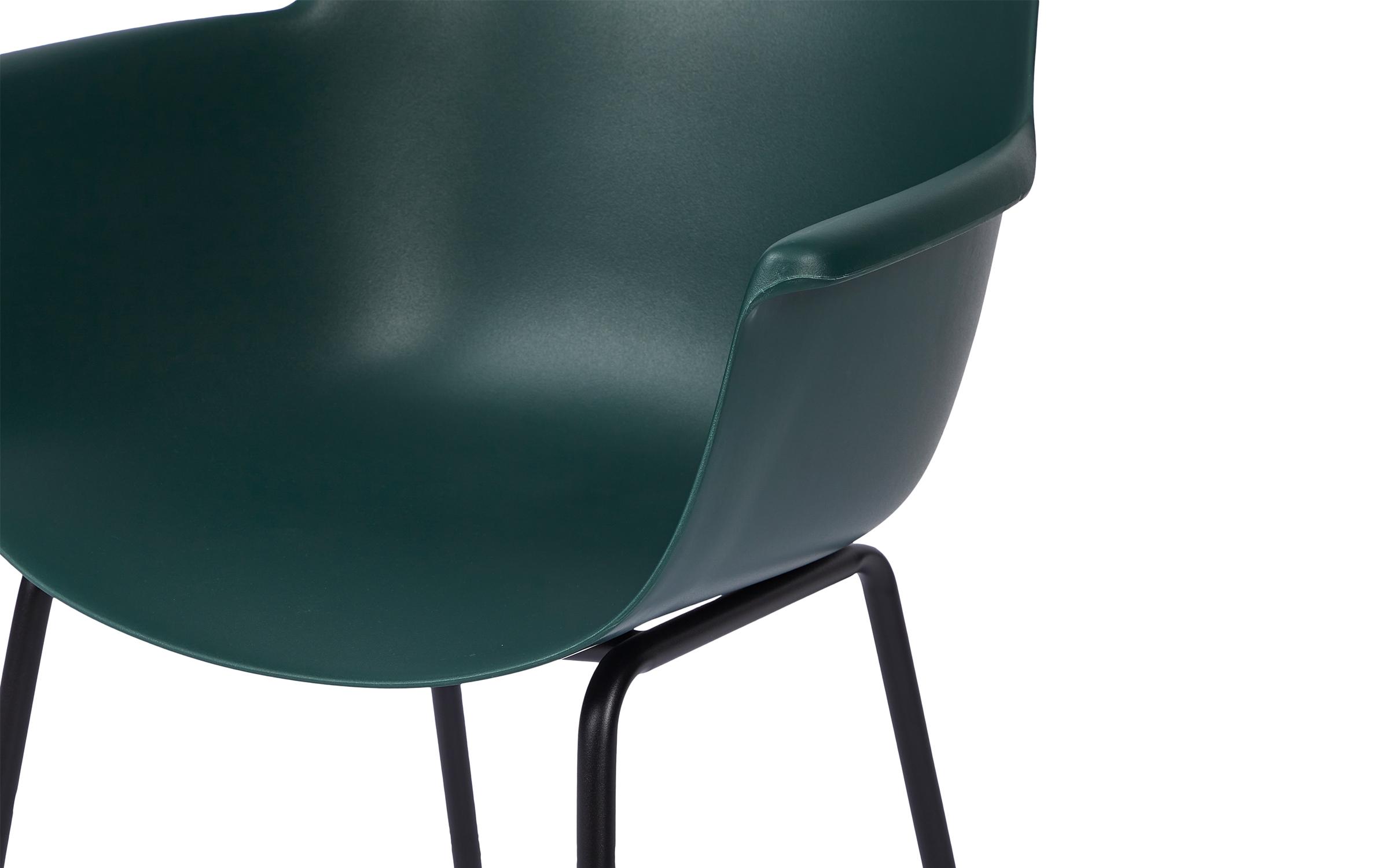 Scaun de gradina Mai, verde + negru  3