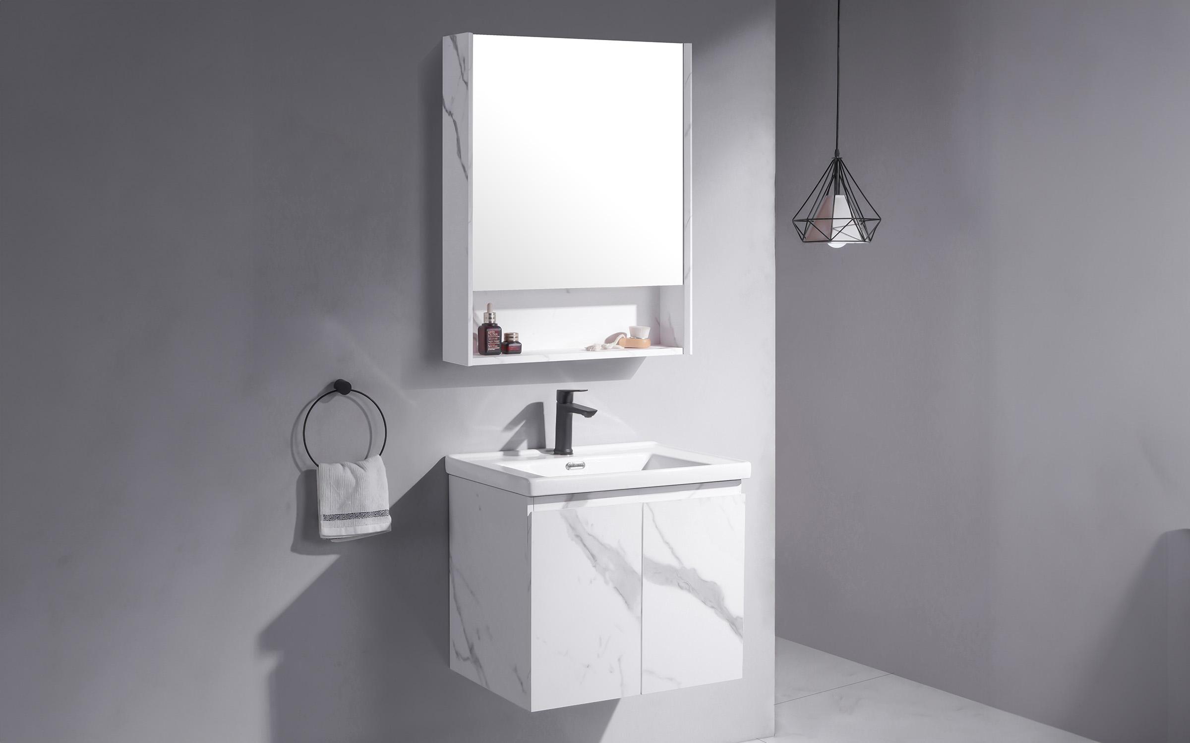 Set dulapuri PVC pentru baie Vaneta 2, alb  4