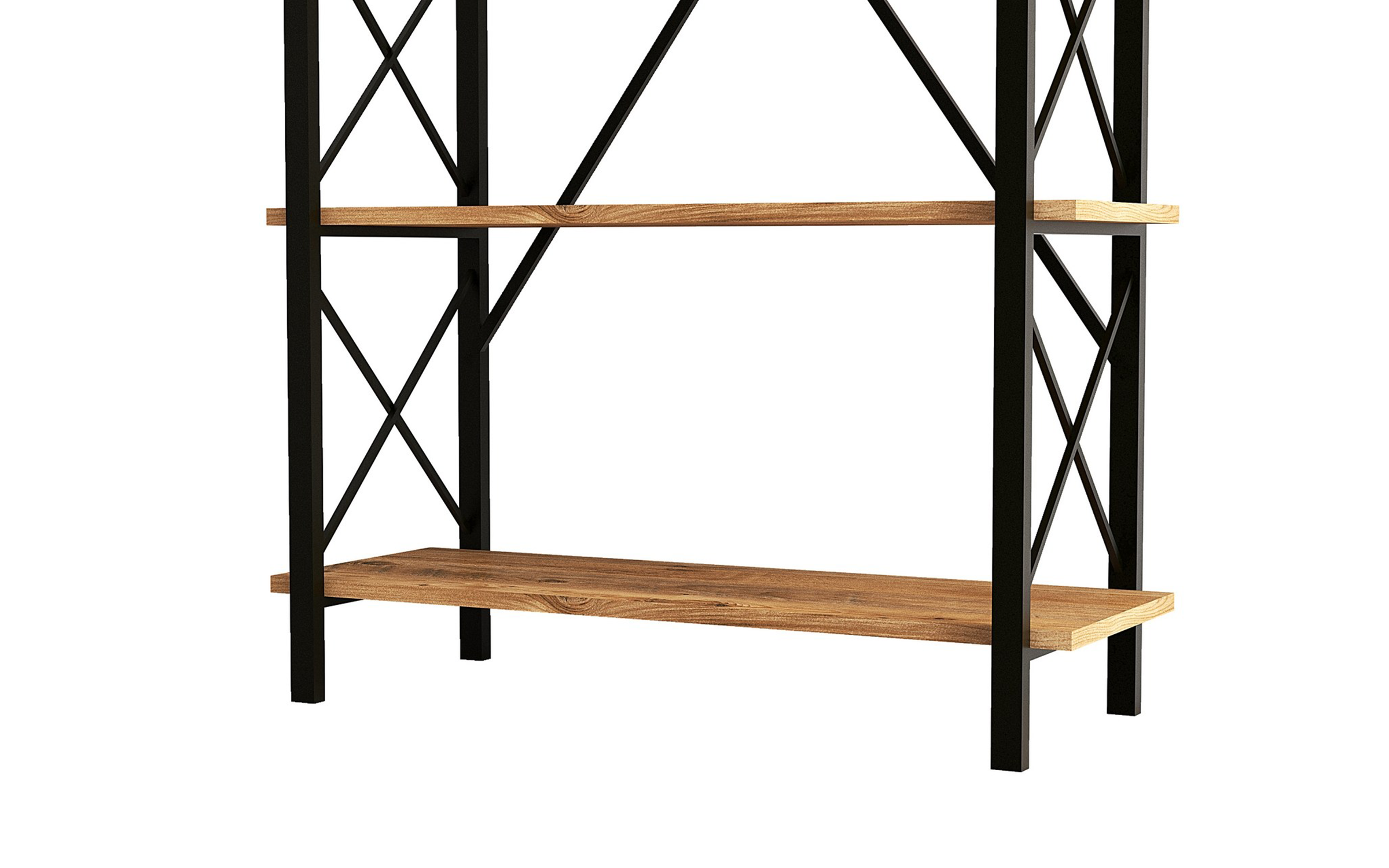 Etajera Nero, negru + pin atlantic  10