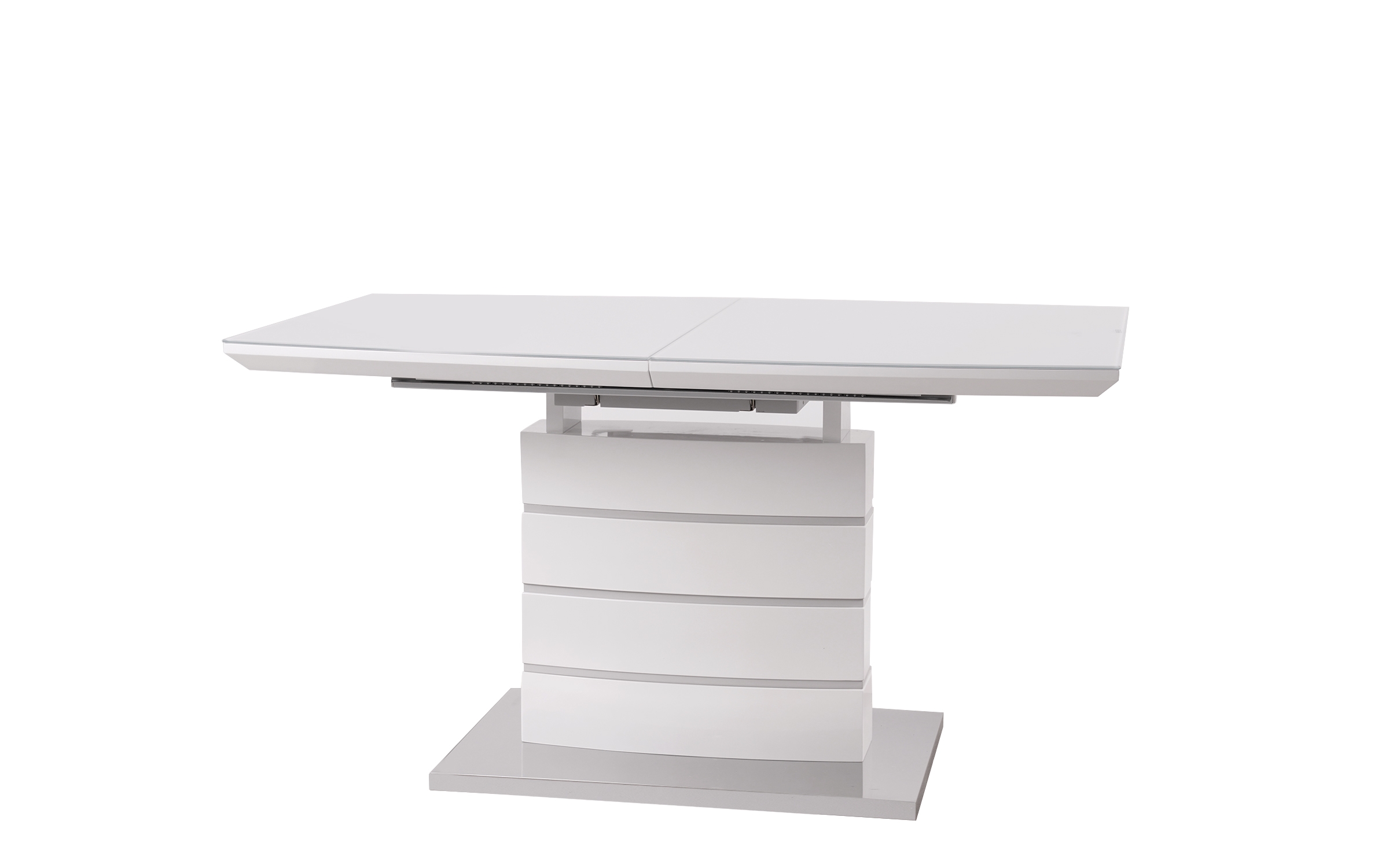 Masa dining Marbela /extensibila/, alb + gri  2