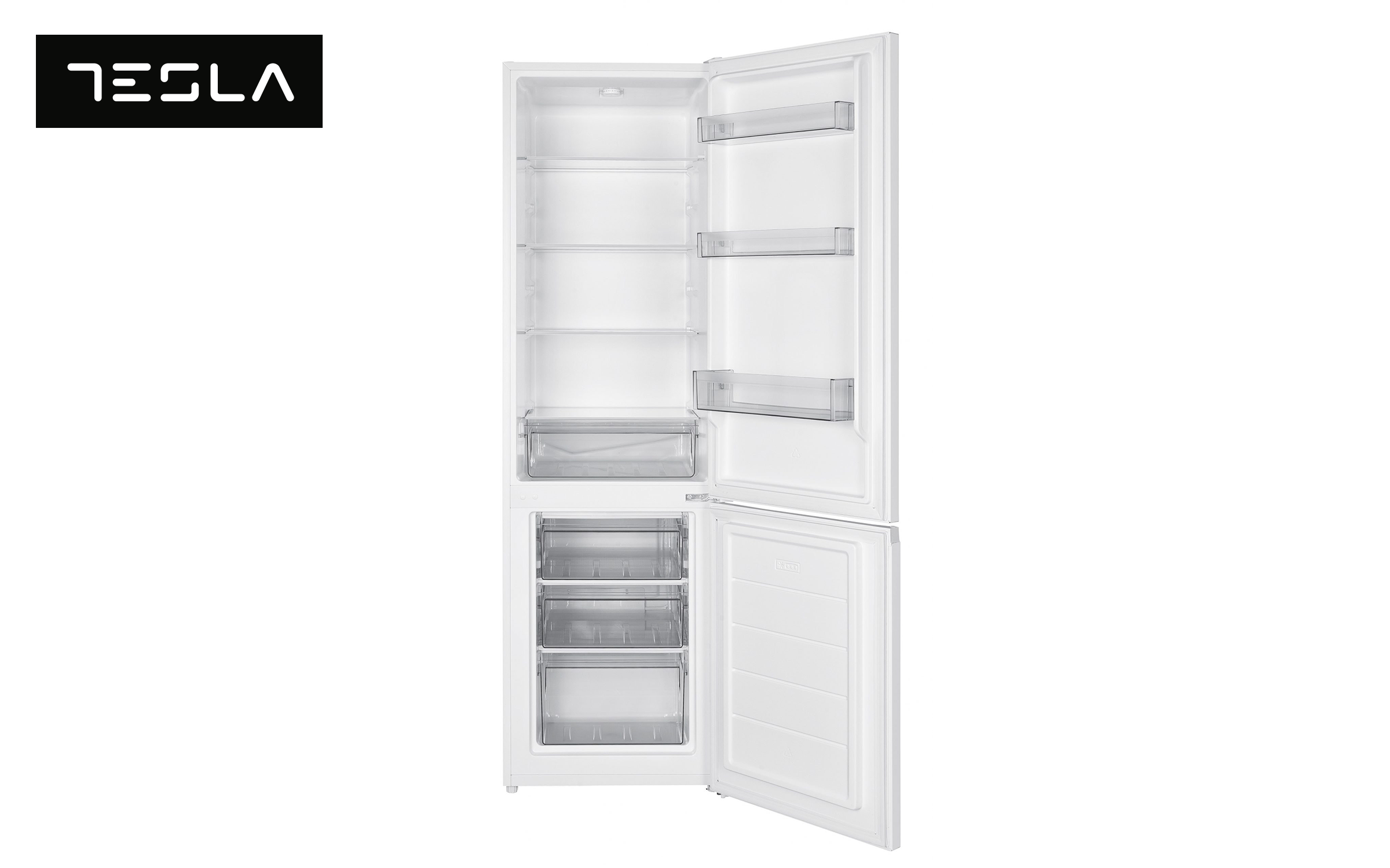 Combina frigorifica TESLA RC2600HE, alb  2